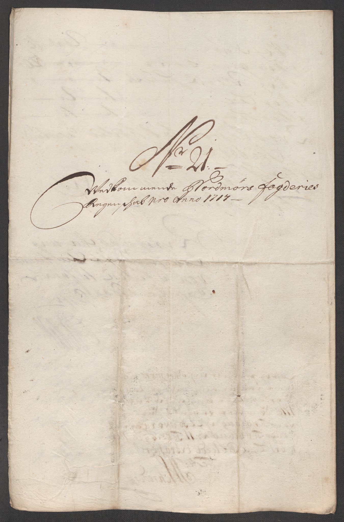 Rentekammeret inntil 1814, Reviderte regnskaper, Fogderegnskap, RA/EA-4092/R56/L3750: Fogderegnskap Nordmøre, 1717, p. 184