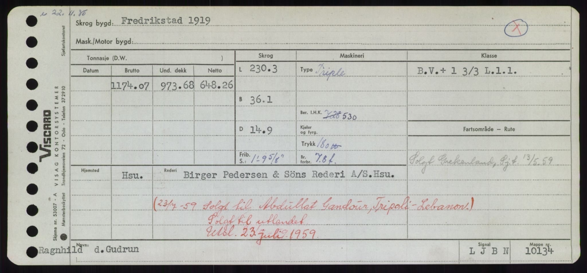 Sjøfartsdirektoratet med forløpere, Skipsmålingen, AV/RA-S-1627/H/Hd/L0013: Fartøy, Gne-Gås, p. 345