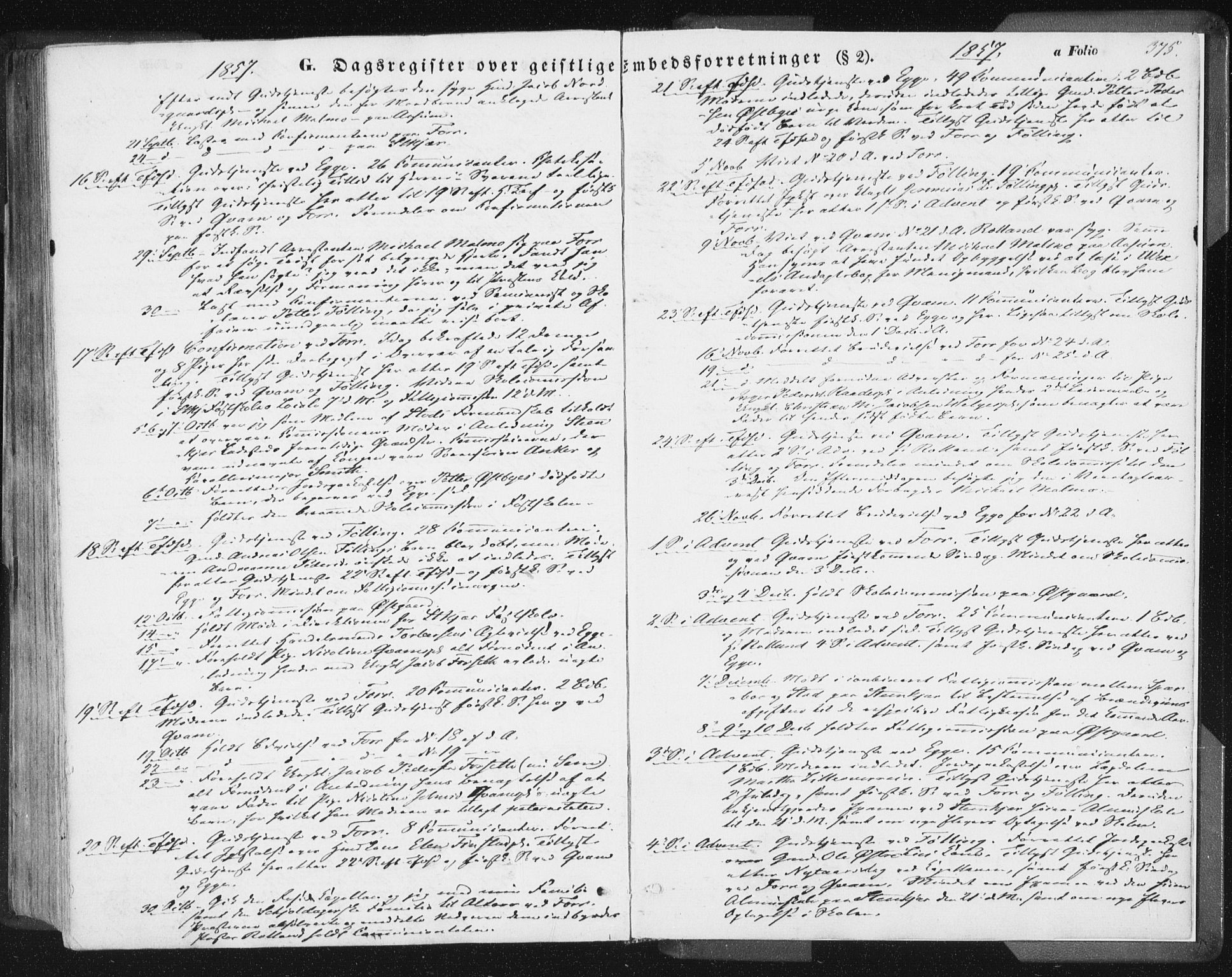 Ministerialprotokoller, klokkerbøker og fødselsregistre - Nord-Trøndelag, SAT/A-1458/746/L0446: Parish register (official) no. 746A05, 1846-1859, p. 375