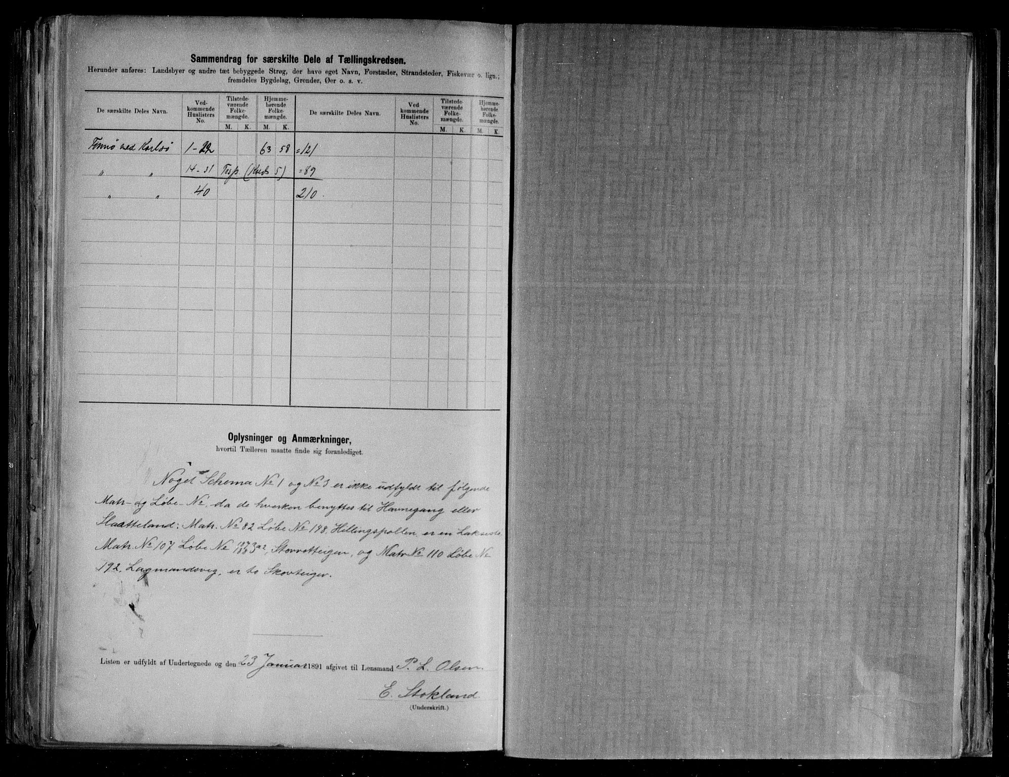RA, 1891 census for 1849 Hamarøy, 1891, p. 16