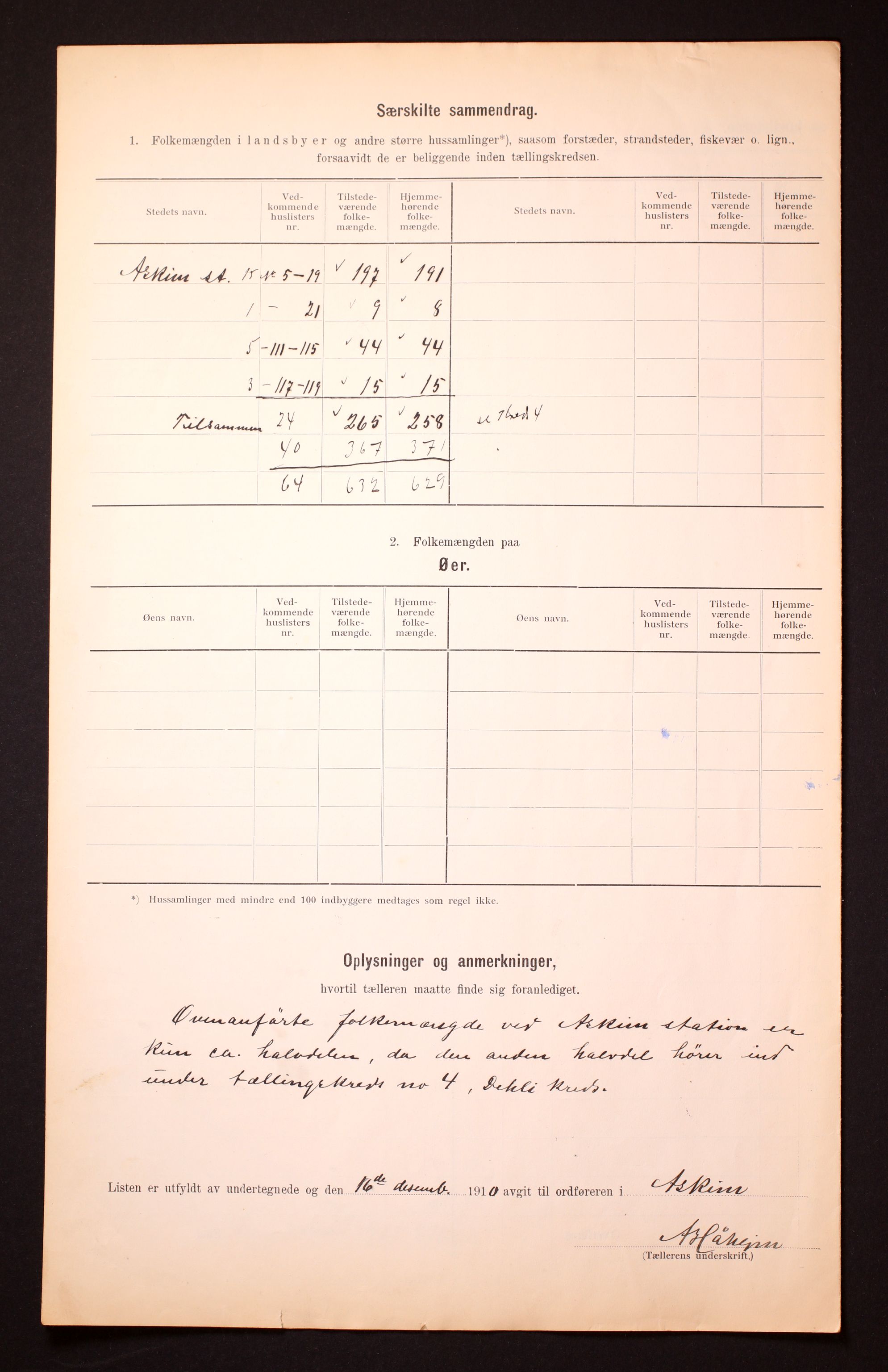 RA, 1910 census for Askim, 1910, p. 15