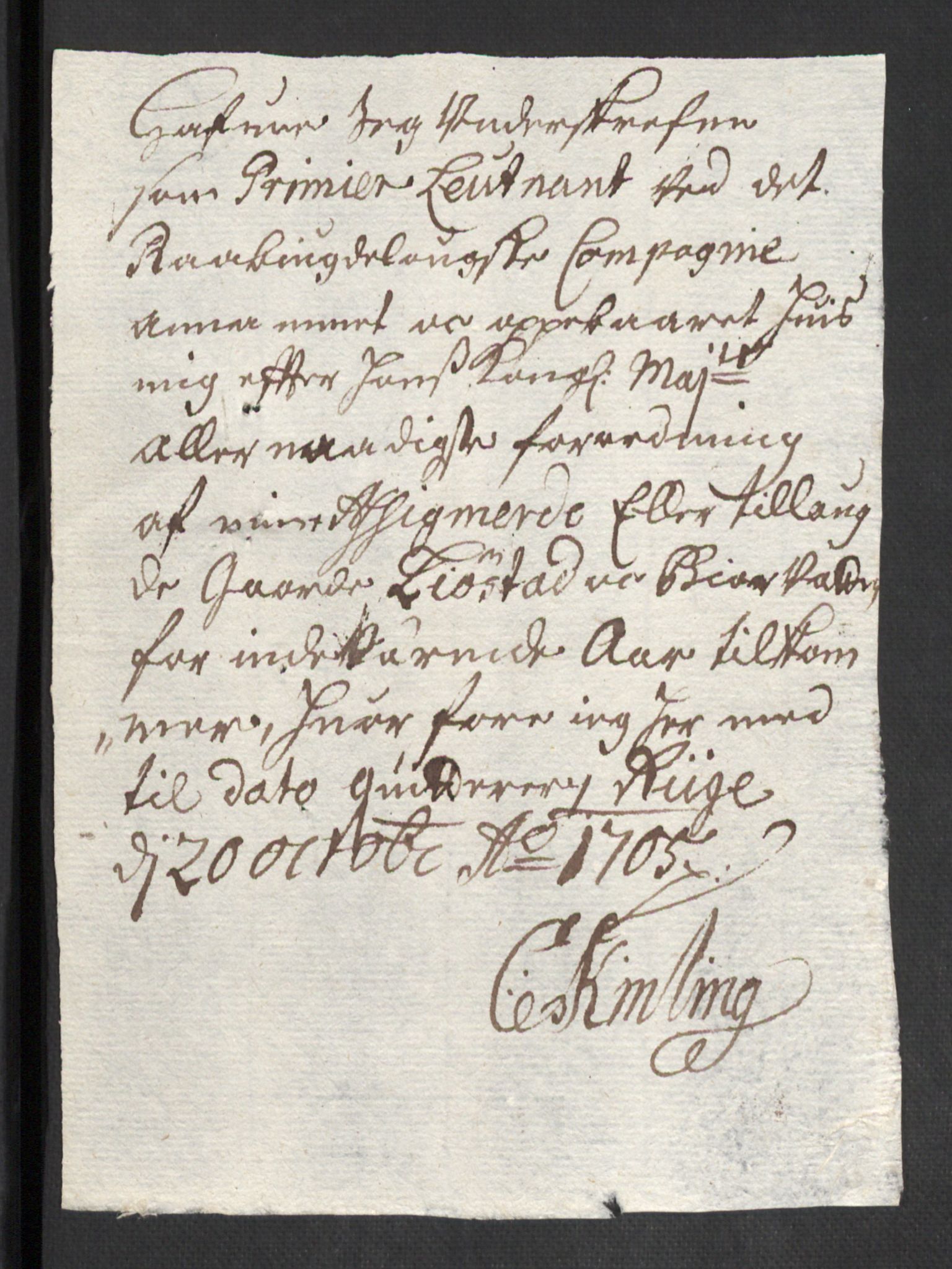 Rentekammeret inntil 1814, Reviderte regnskaper, Fogderegnskap, AV/RA-EA-4092/R40/L2447: Fogderegnskap Råbyggelag, 1703-1705, p. 399