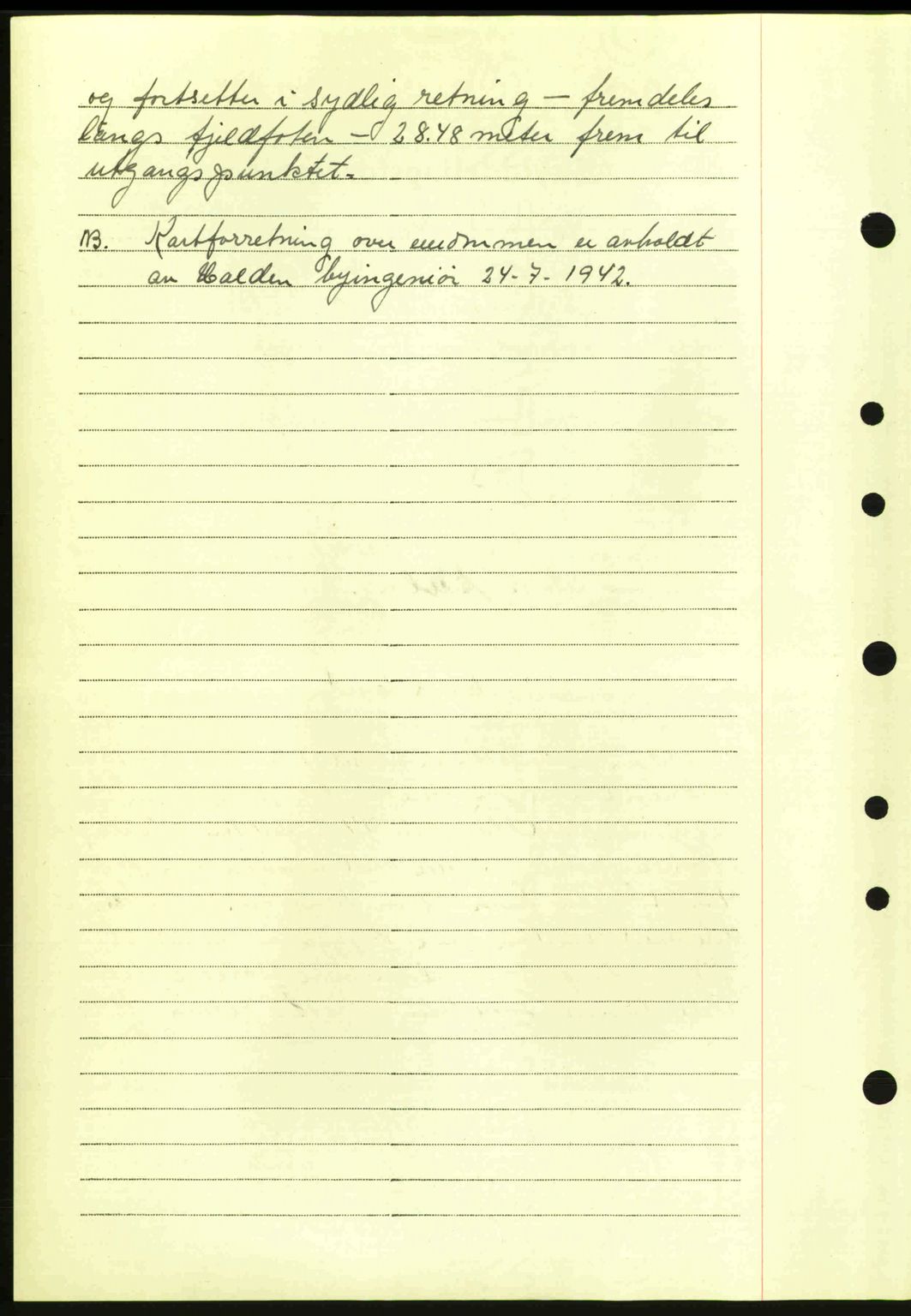 Idd og Marker sorenskriveri, AV/SAO-A-10283/G/Gb/Gbb/L0005: Mortgage book no. A5, 1941-1943, Diary no: : 1134/1942