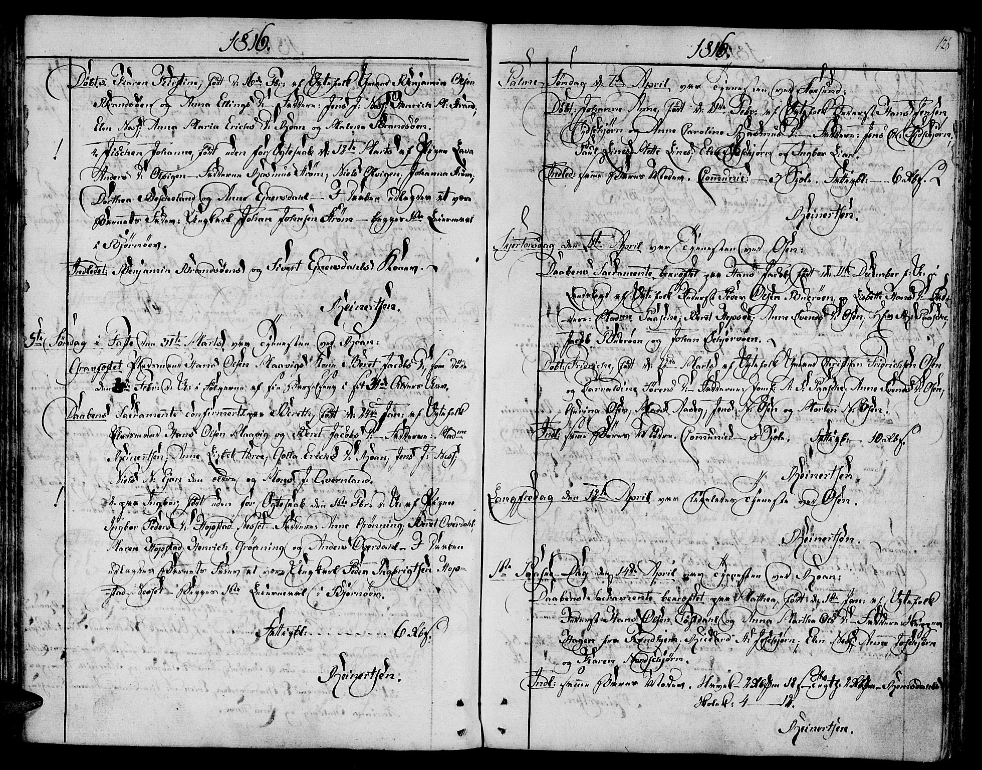 Ministerialprotokoller, klokkerbøker og fødselsregistre - Sør-Trøndelag, SAT/A-1456/657/L0701: Parish register (official) no. 657A02, 1802-1831, p. 126