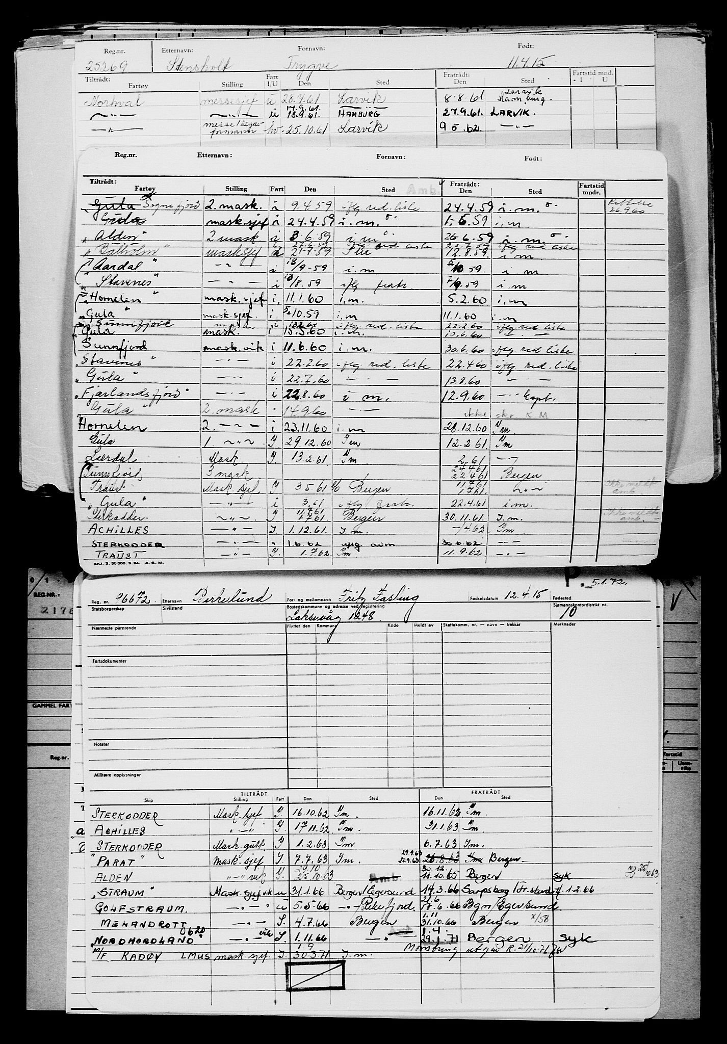 Direktoratet for sjømenn, AV/RA-S-3545/G/Gb/L0129: Hovedkort, 1915, p. 30