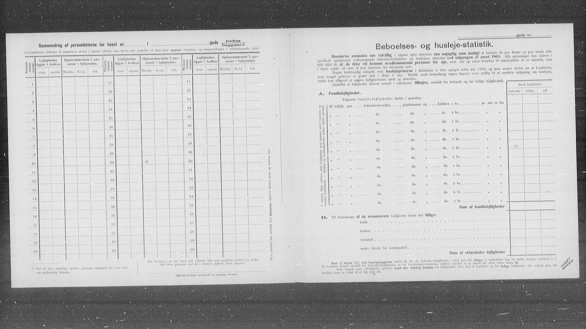 OBA, Municipal Census 1905 for Kristiania, 1905, p. 51746