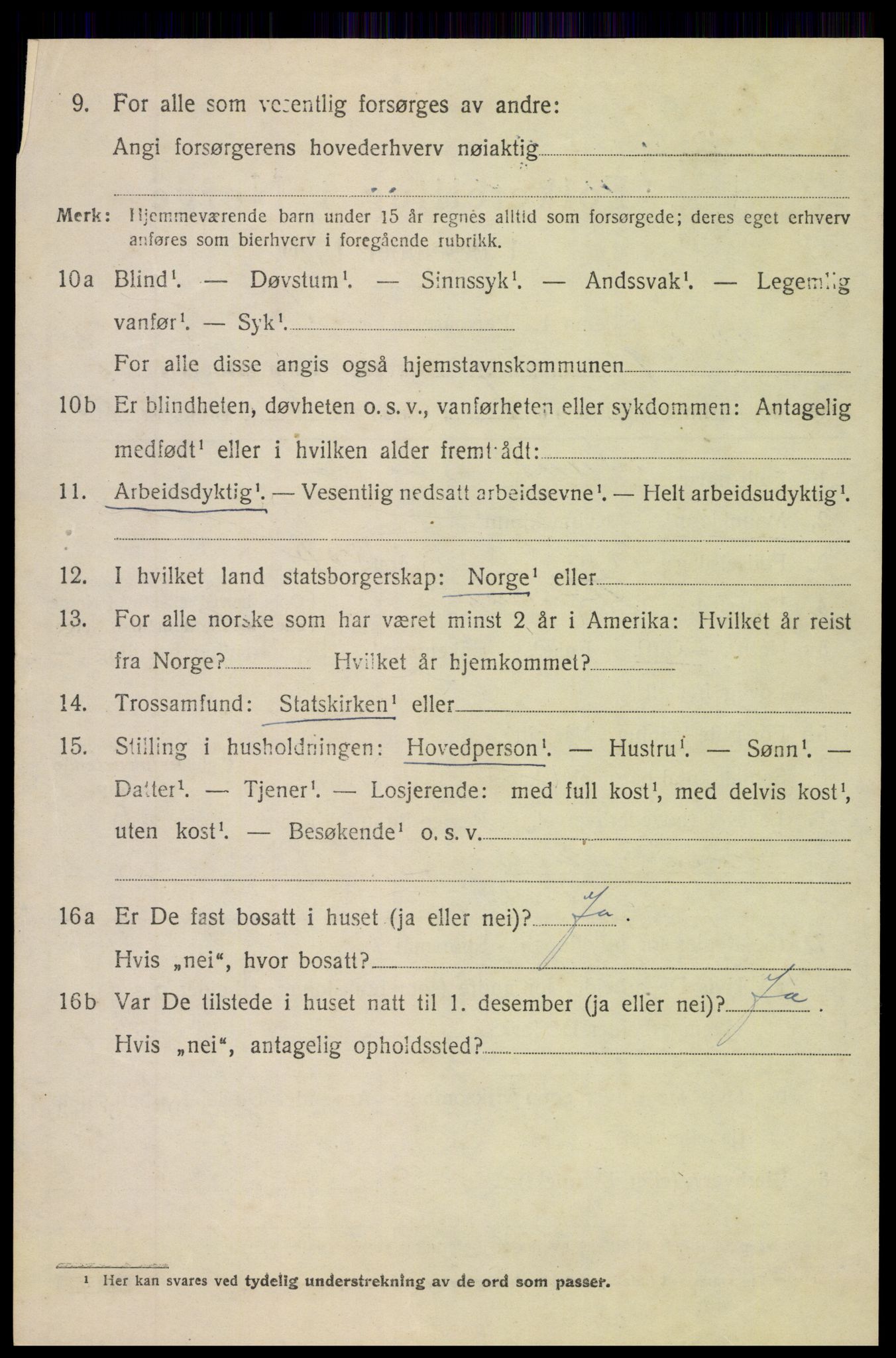 SAH, 1920 census for Fluberg, 1920, p. 789