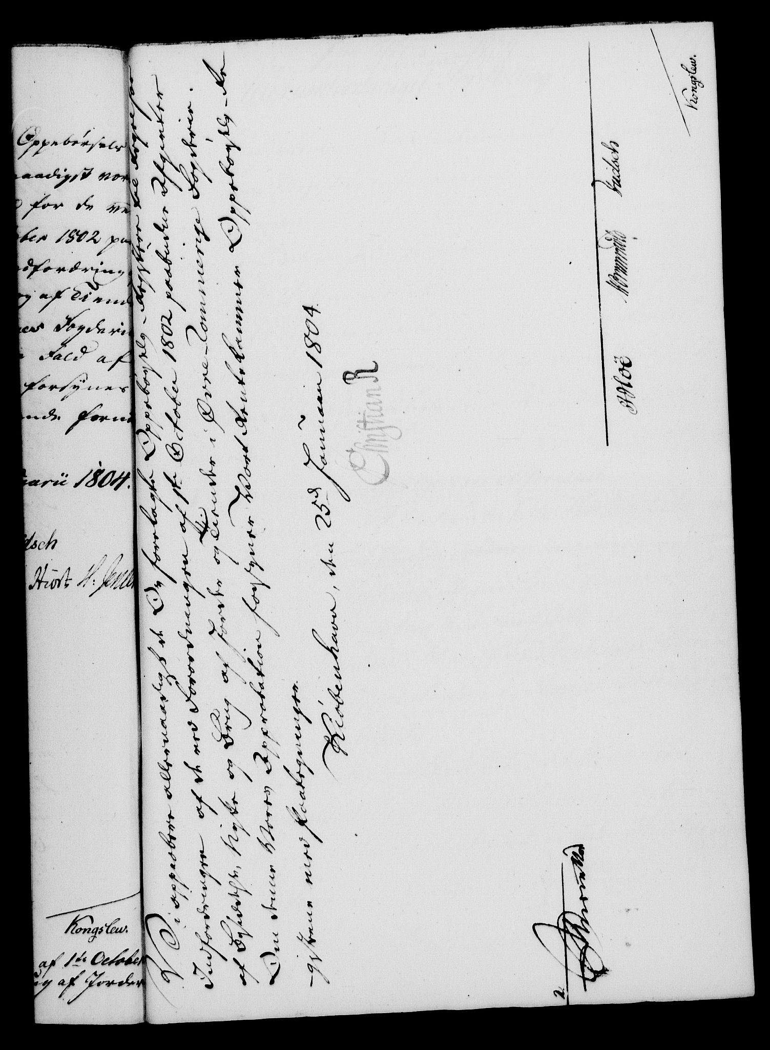 Rentekammeret, Kammerkanselliet, AV/RA-EA-3111/G/Gf/Gfa/L0086: Norsk relasjons- og resolusjonsprotokoll (merket RK 52.86), 1804, p. 129