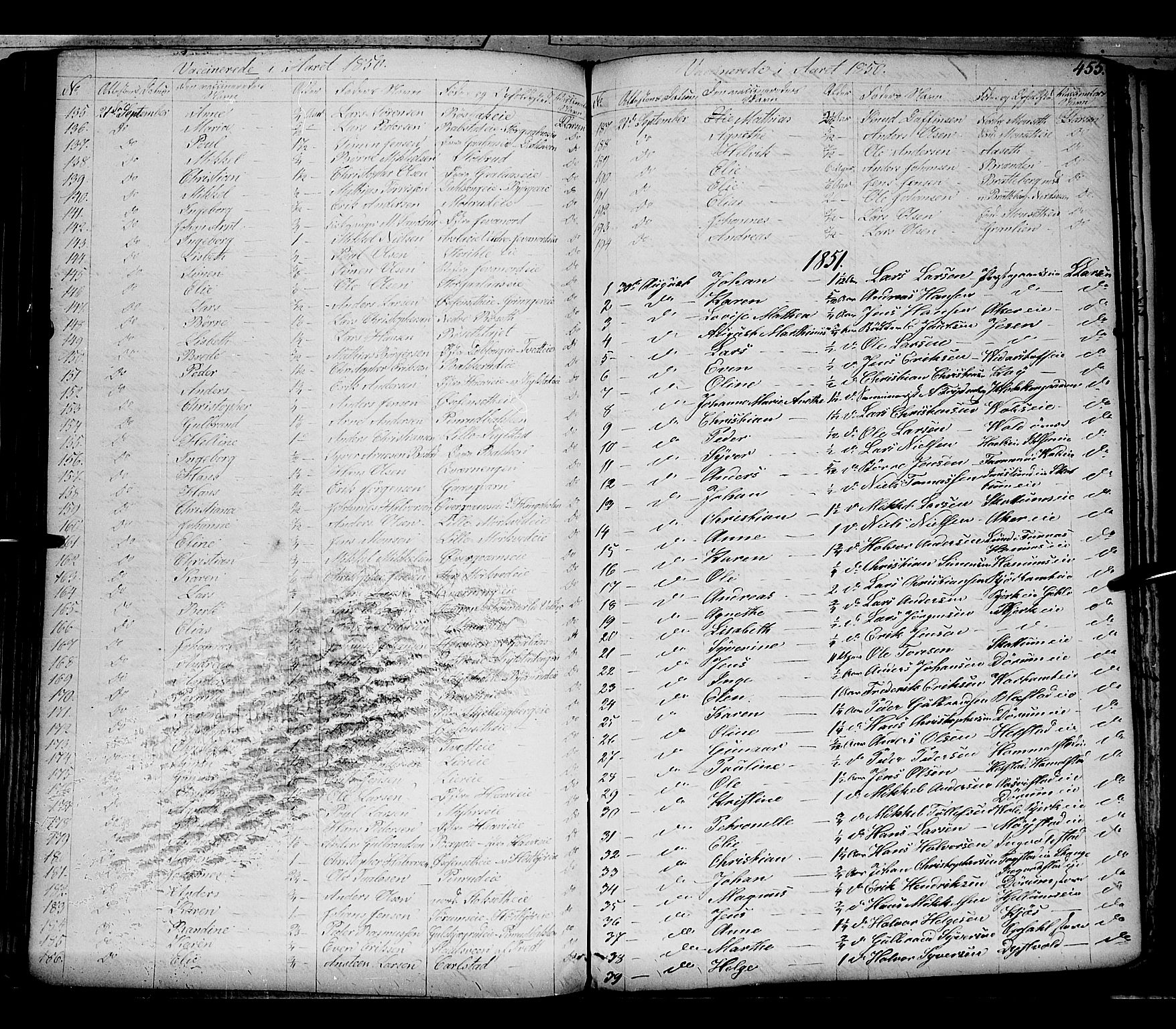 Vang prestekontor, Hedmark, AV/SAH-PREST-008/H/Ha/Haa/L0010: Parish register (official) no. 10, 1841-1855, p. 455