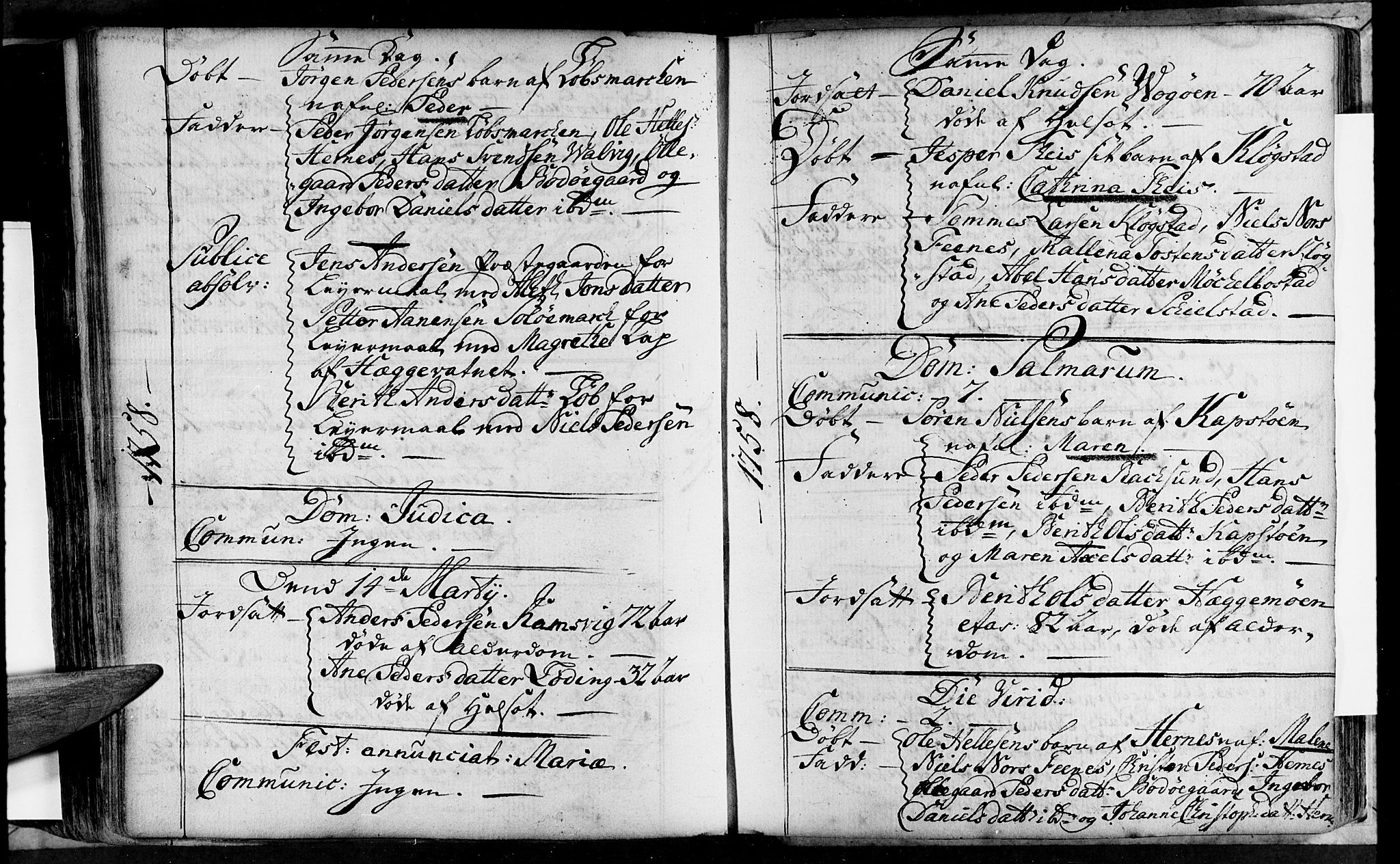 Ministerialprotokoller, klokkerbøker og fødselsregistre - Nordland, AV/SAT-A-1459/801/L0002: Parish register (official) no. 801A02, 1744-1761