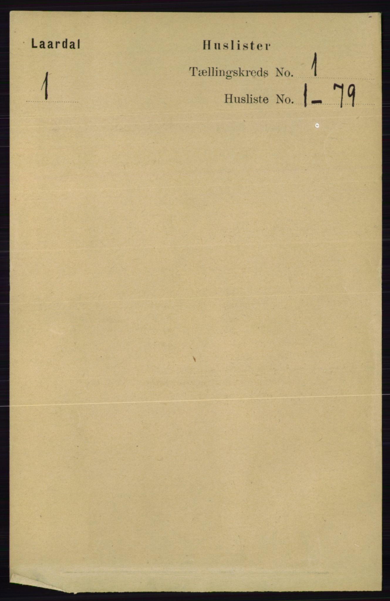 RA, 1891 census for 0833 Lårdal, 1891, p. 17