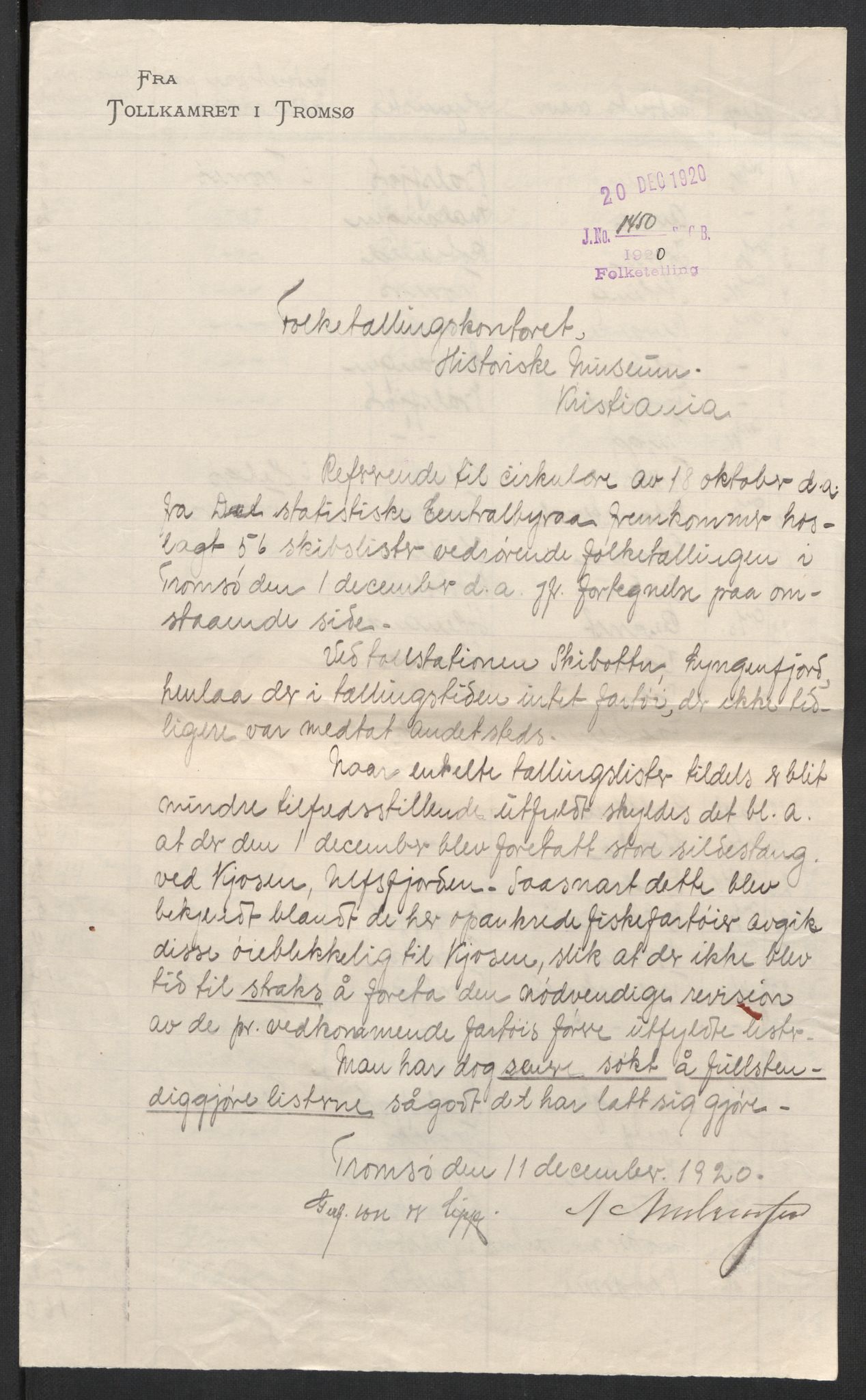 SATØ, 1920 census for Tromsø, 1920, p. 27932