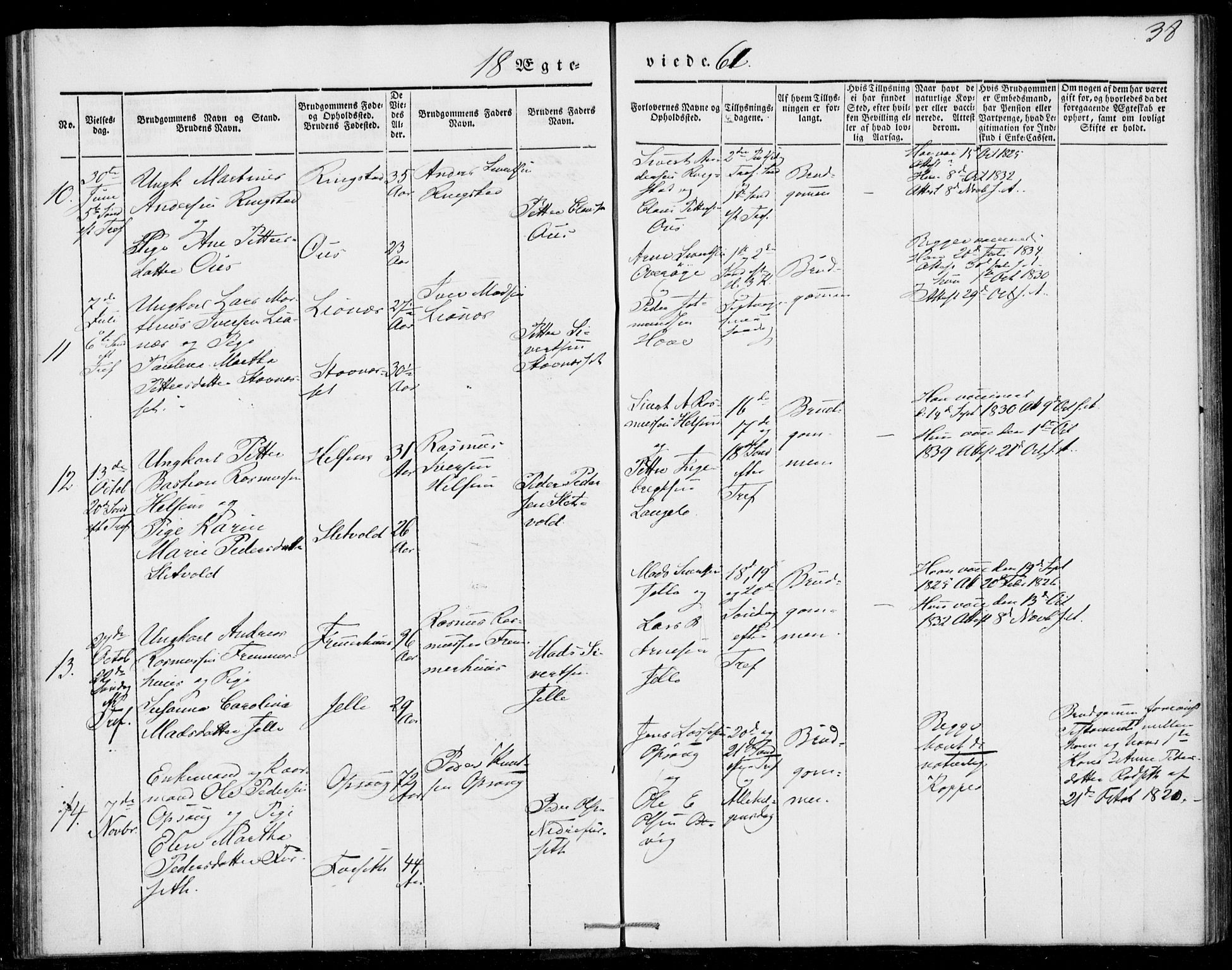 Ministerialprotokoller, klokkerbøker og fødselsregistre - Møre og Romsdal, AV/SAT-A-1454/520/L0276: Parish register (official) no. 520A06, 1844-1881, p. 38