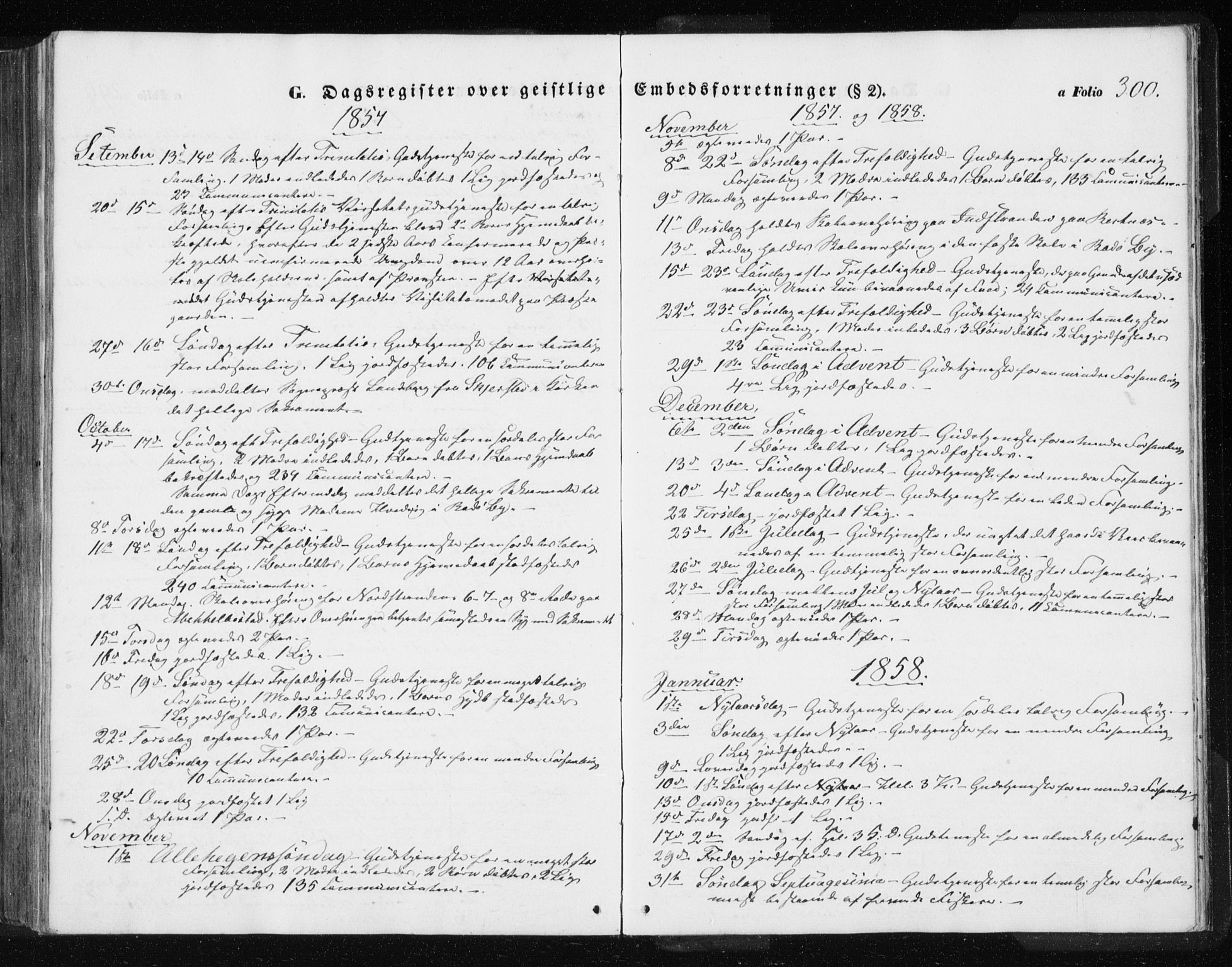 Ministerialprotokoller, klokkerbøker og fødselsregistre - Nordland, SAT/A-1459/801/L0028: Parish register (copy) no. 801C03, 1855-1867, p. 300