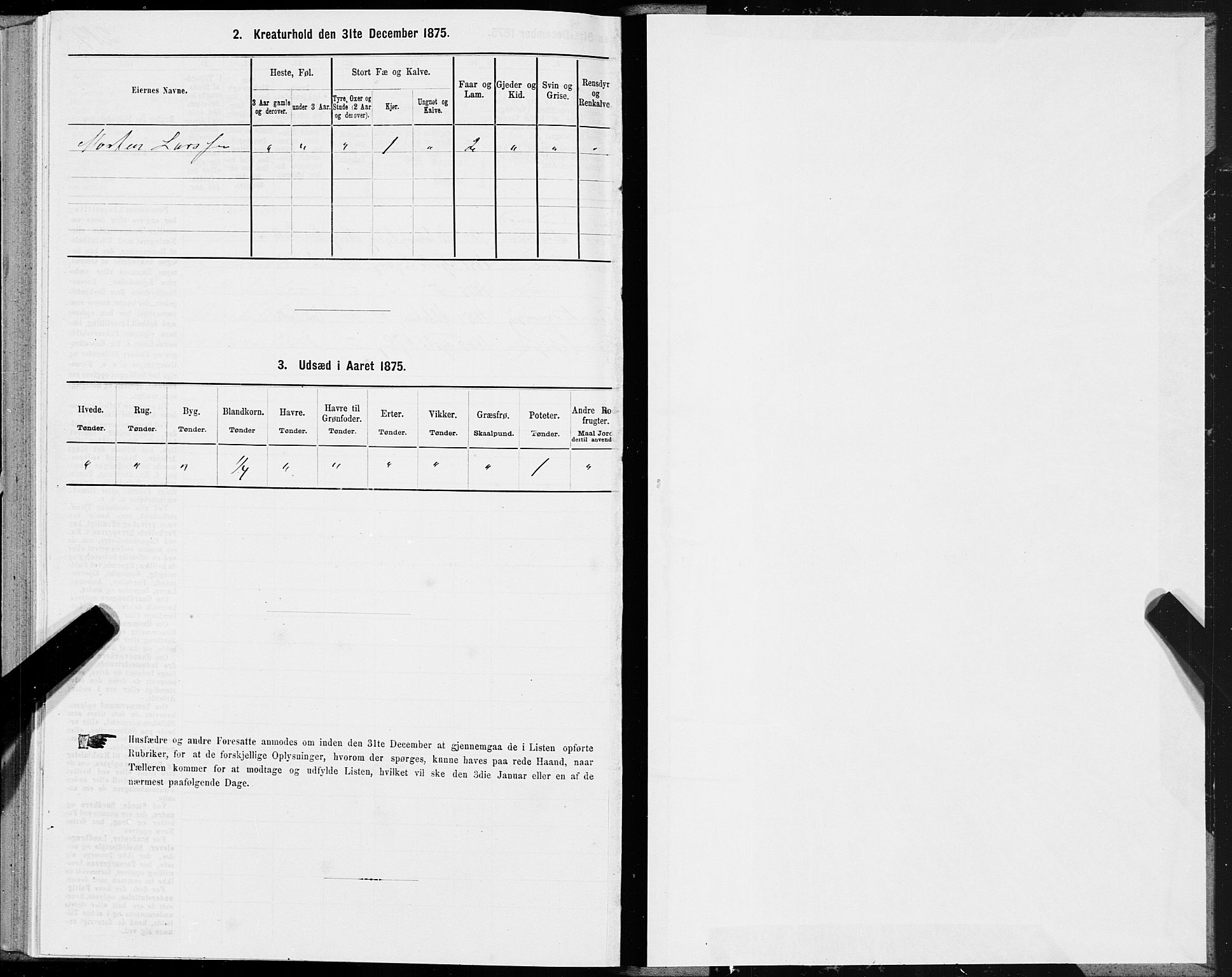 SAT, 1875 census for 1820P Alstahaug, 1875