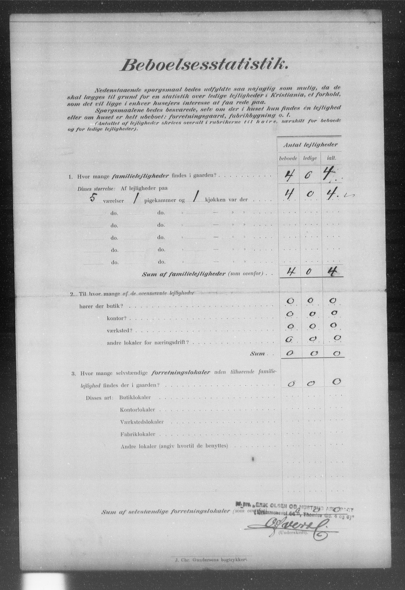 OBA, Municipal Census 1903 for Kristiania, 1903, p. 21184