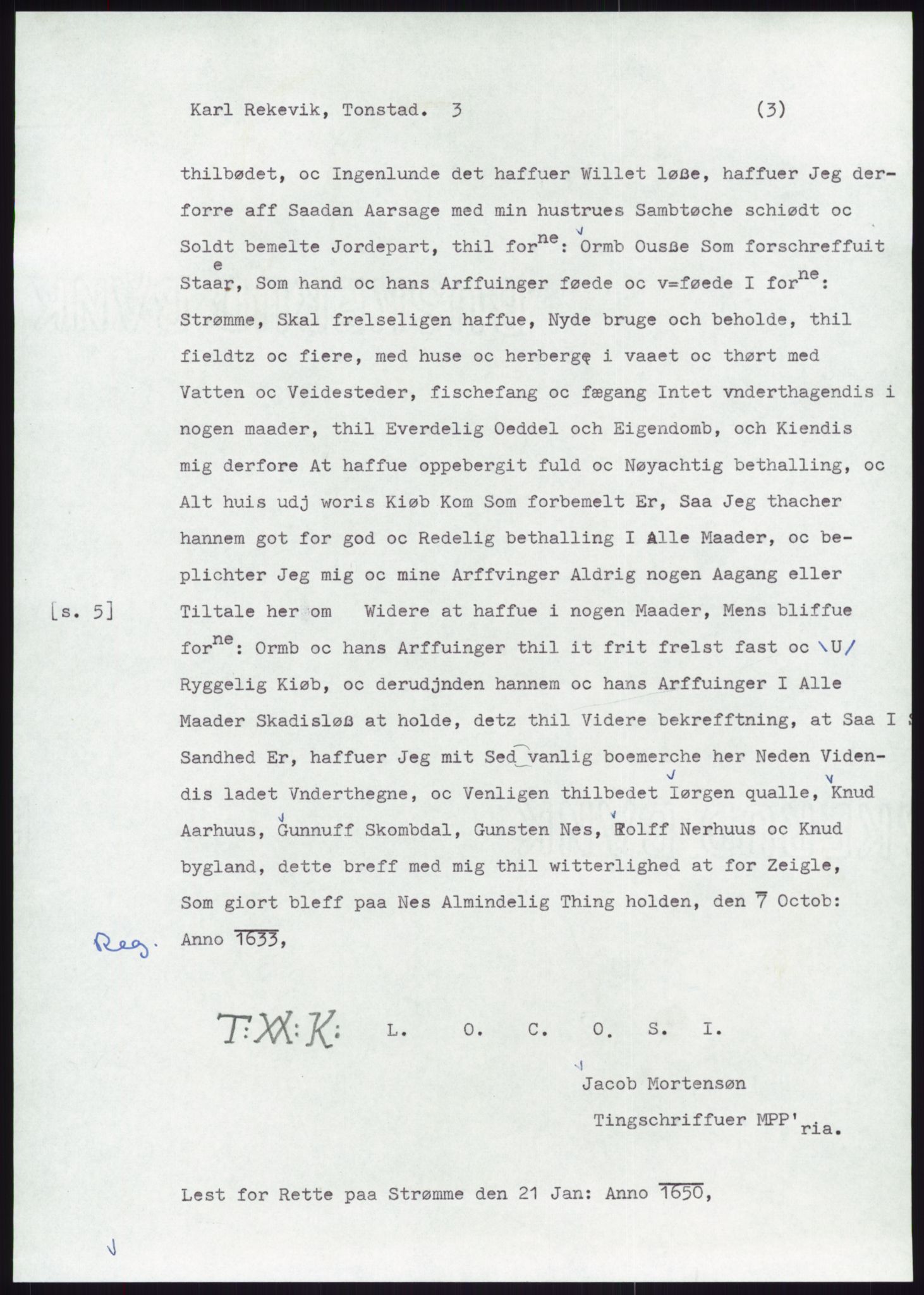 Samlinger til kildeutgivelse, Diplomavskriftsamlingen, AV/RA-EA-4053/H/Ha, p. 2393