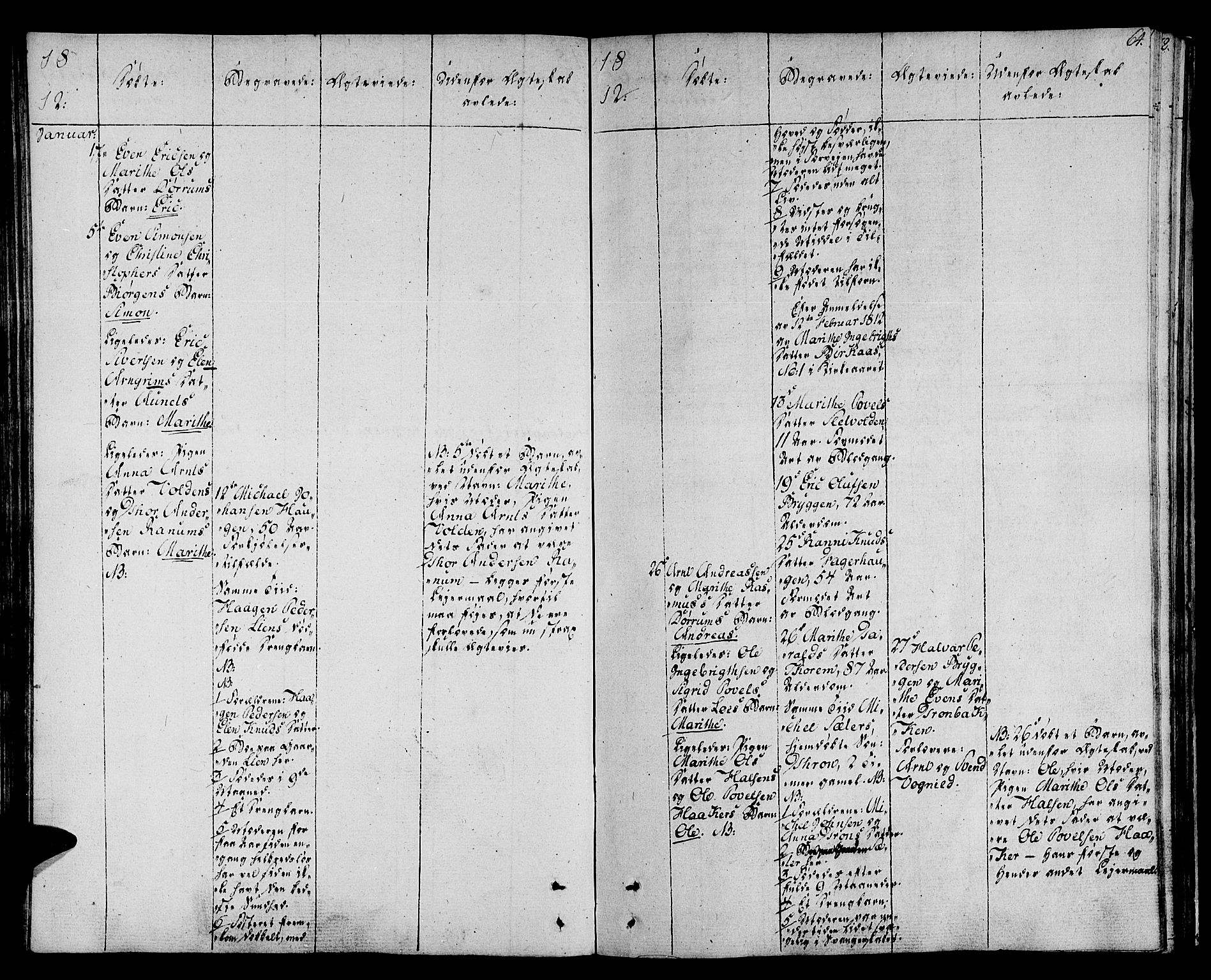 Ministerialprotokoller, klokkerbøker og fødselsregistre - Sør-Trøndelag, SAT/A-1456/678/L0894: Parish register (official) no. 678A04, 1806-1815, p. 64