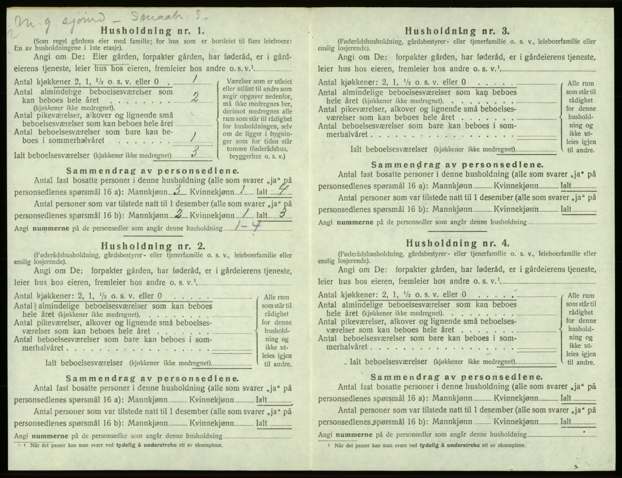 SAB, 1920 census for Sveio, 1920, p. 672