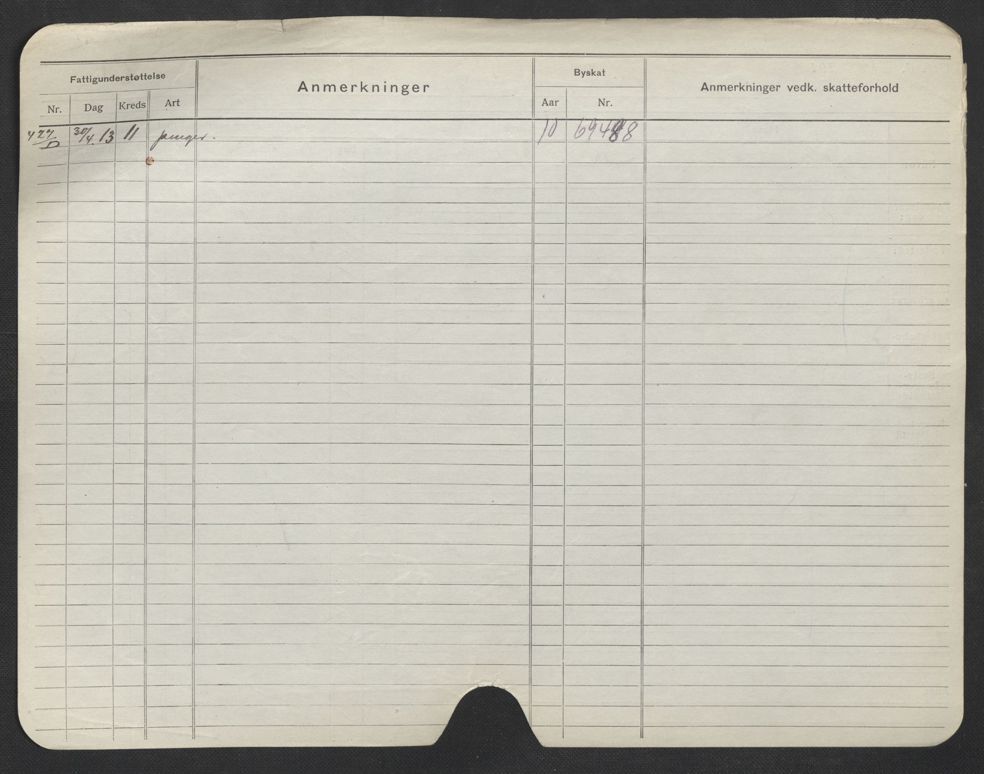 Oslo folkeregister, Registerkort, AV/SAO-A-11715/F/Fa/Fac/L0007: Menn, 1906-1914, p. 650b