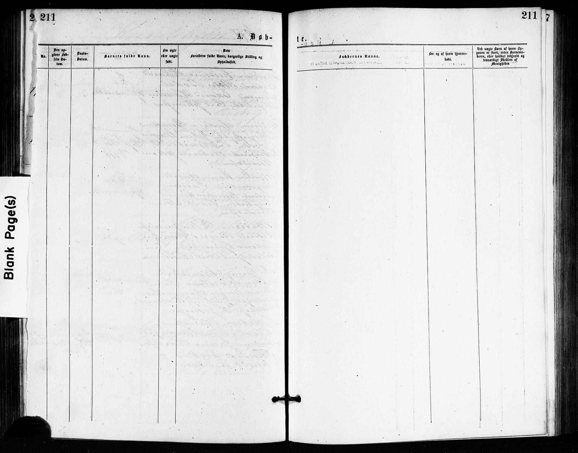 Bragernes kirkebøker, SAKO/A-6/F/Fb/L0005: Parish register (official) no. II 5, 1875-1877, p. 211