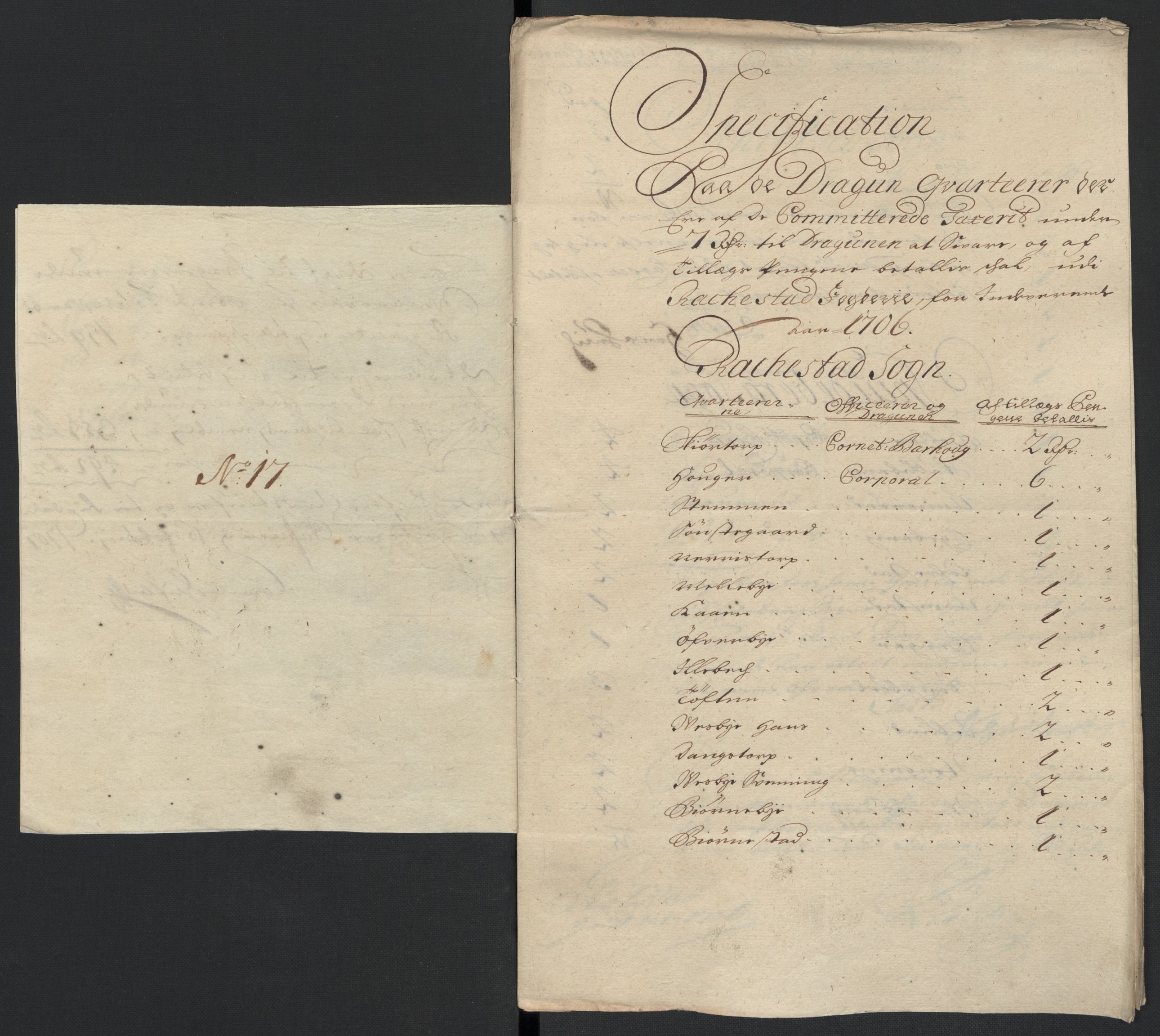 Rentekammeret inntil 1814, Reviderte regnskaper, Fogderegnskap, AV/RA-EA-4092/R07/L0298: Fogderegnskap Rakkestad, Heggen og Frøland, 1706, p. 319