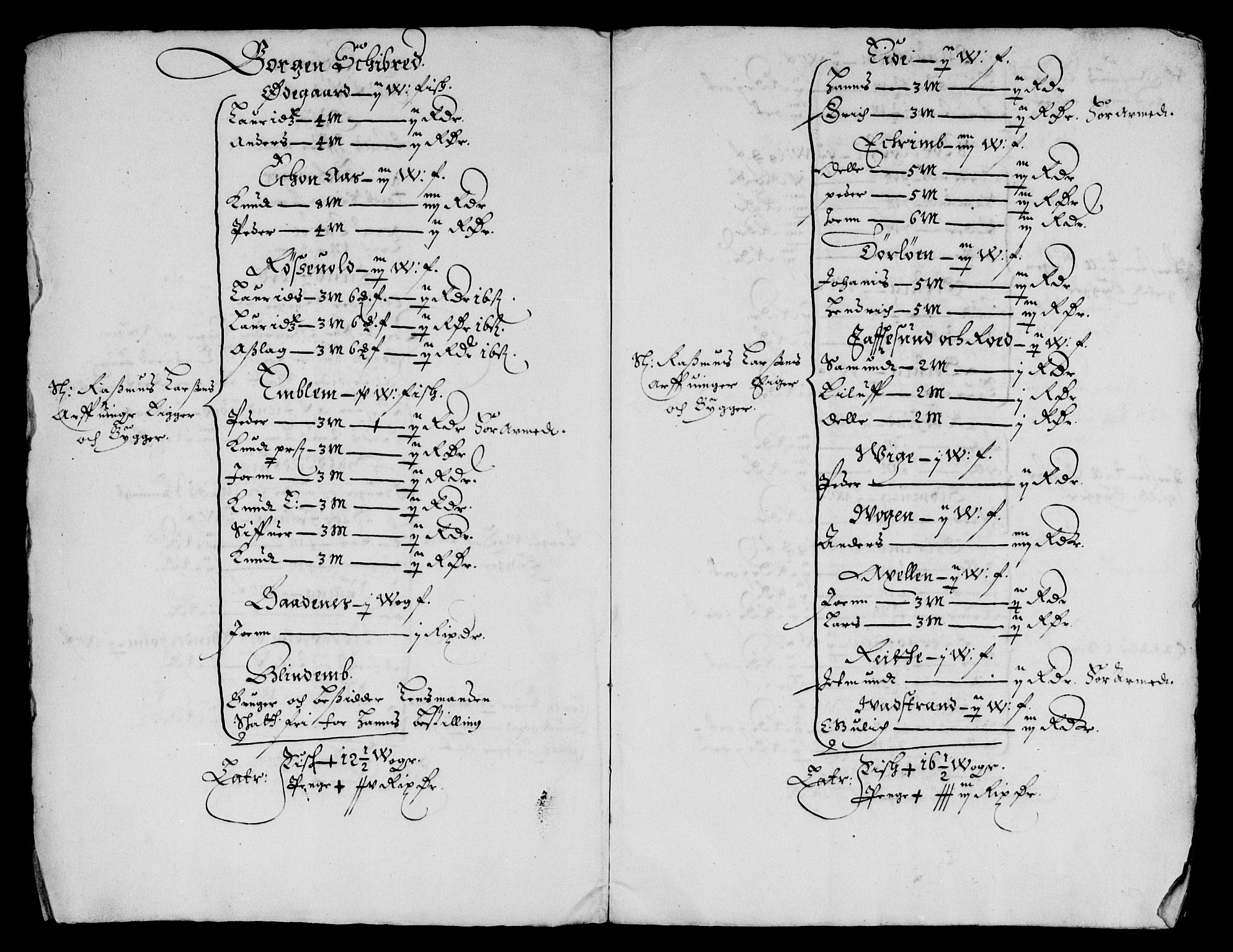 Rentekammeret inntil 1814, Reviderte regnskaper, Lensregnskaper, AV/RA-EA-5023/R/Rb/Rbt/L0149: Bergenhus len, 1660-1661