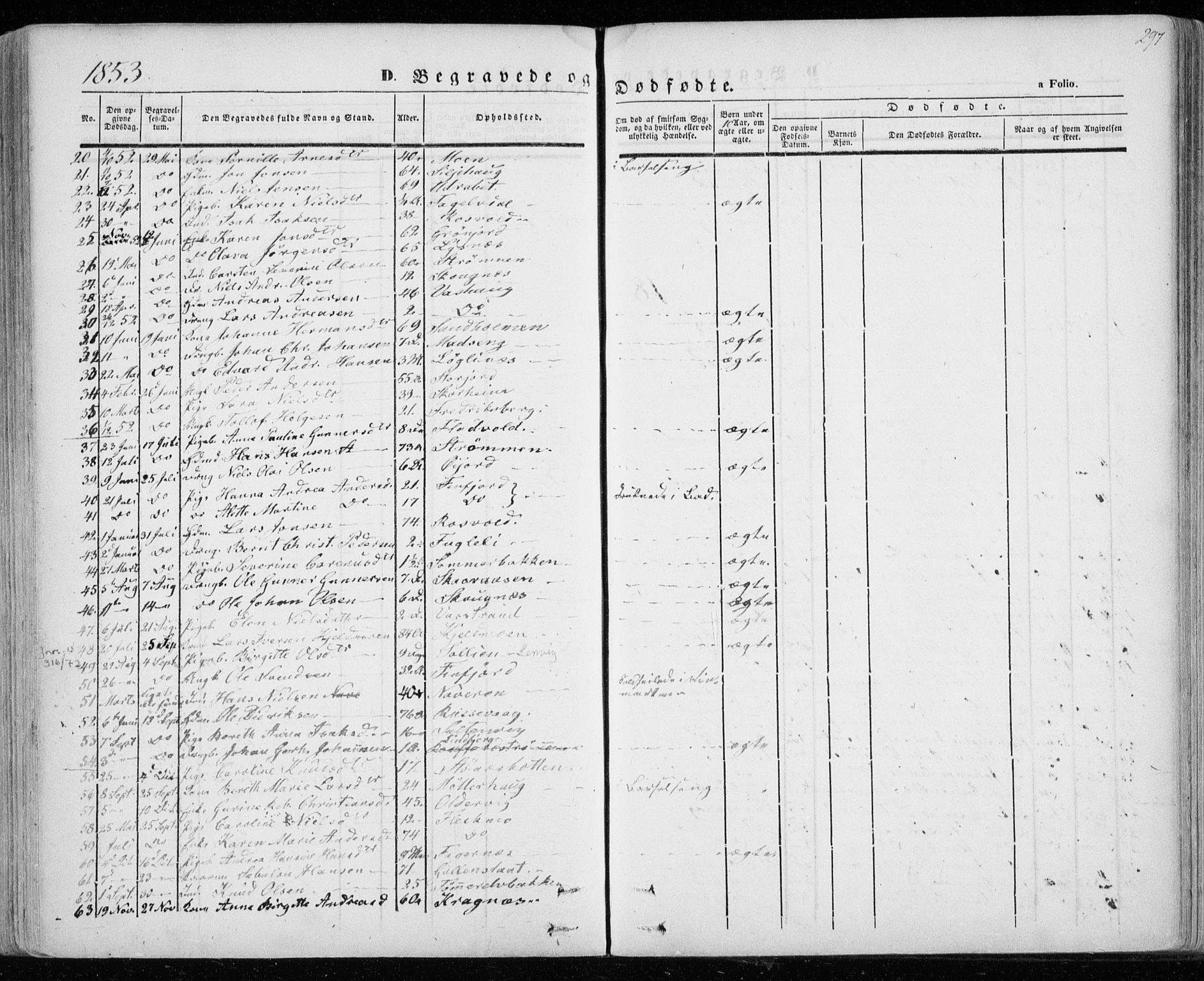 Lenvik sokneprestembete, SATØ/S-1310/H/Ha/Haa/L0006kirke: Parish register (official) no. 6, 1845-1854, p. 297