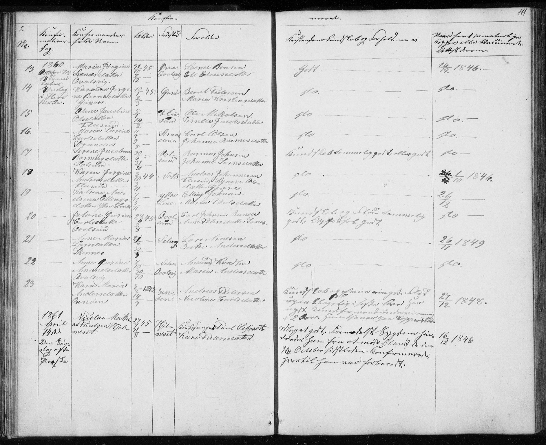 Ministerialprotokoller, klokkerbøker og fødselsregistre - Møre og Romsdal, AV/SAT-A-1454/507/L0079: Parish register (copy) no. 507C02, 1854-1877, p. 111