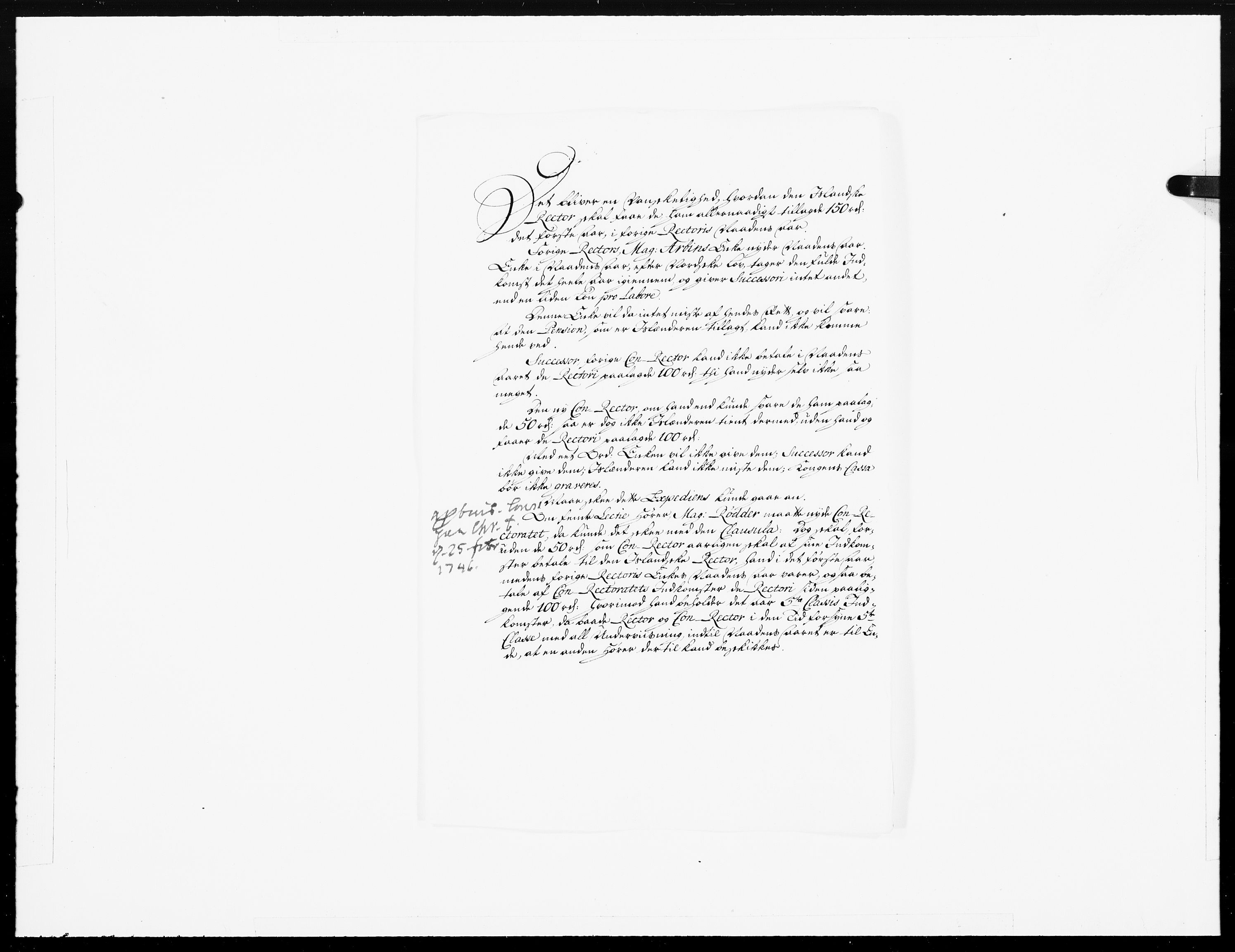 Danske Kanselli 1572-1799, RA/EA-3023/F/Fc/Fcc/Fcca/L0144: Norske innlegg 1572-1799, 1746, p. 245