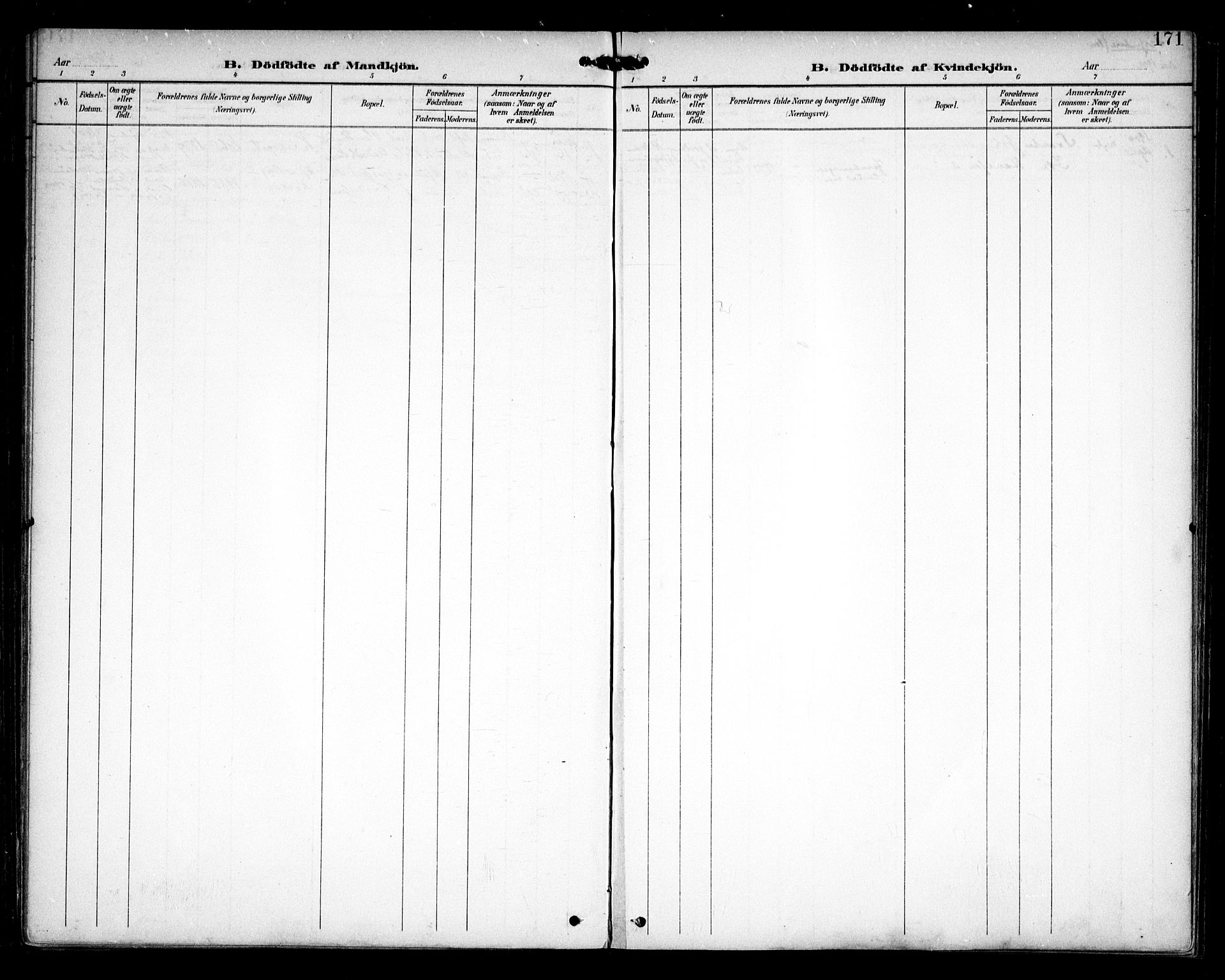 Sarpsborg prestekontor Kirkebøker, AV/SAO-A-2006/F/Fa/L0005: Parish register (official) no. 5, 1900-1909, p. 171