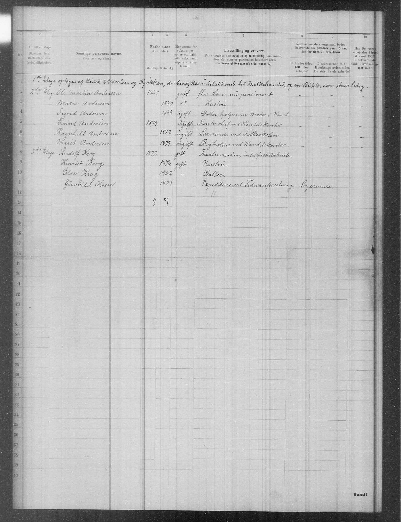 OBA, Municipal Census 1902 for Kristiania, 1902, p. 11599