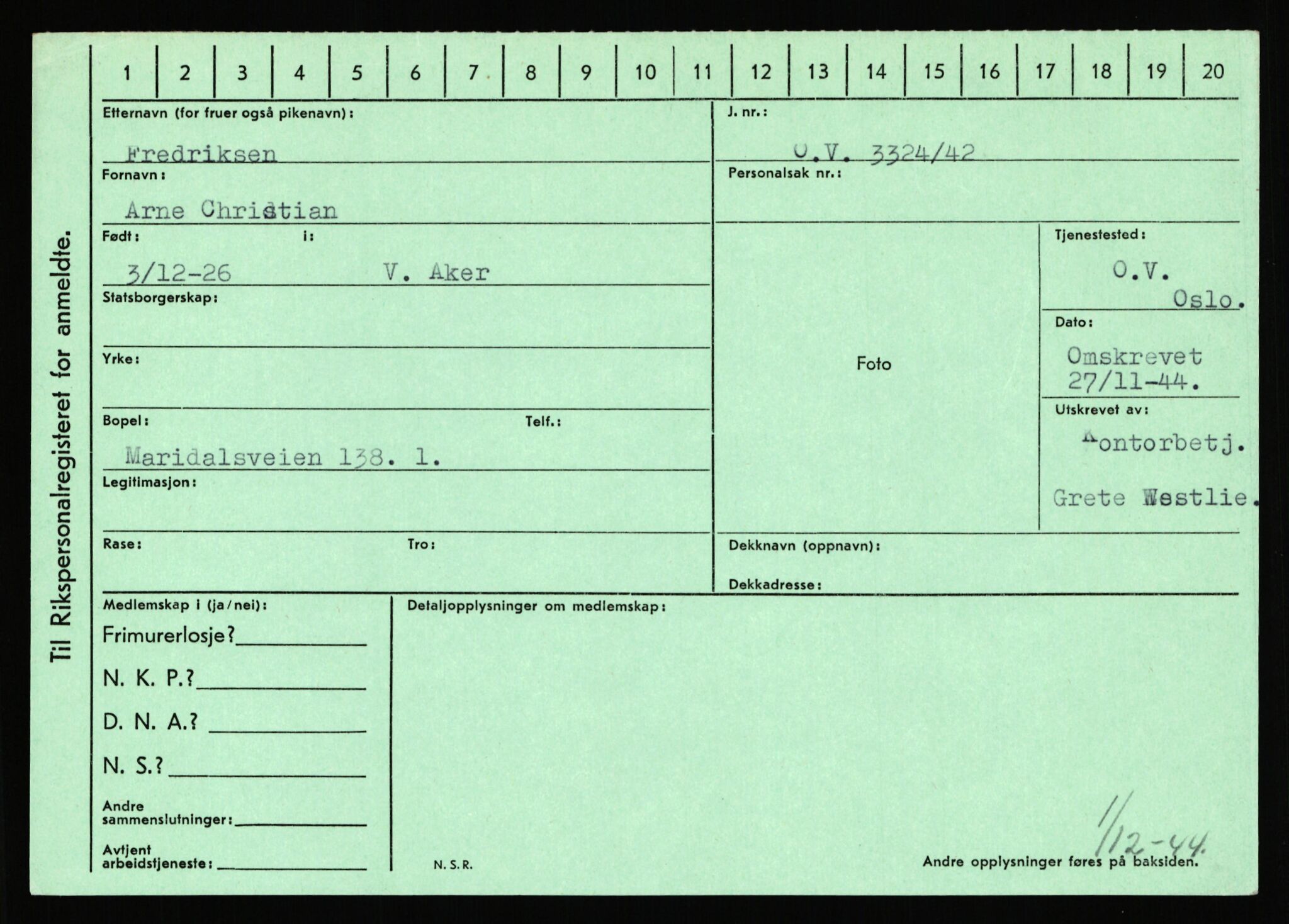 Statspolitiet - Hovedkontoret / Osloavdelingen, AV/RA-S-1329/C/Ca/L0004: Eid - funn av gjenstander	, 1943-1945, p. 4404