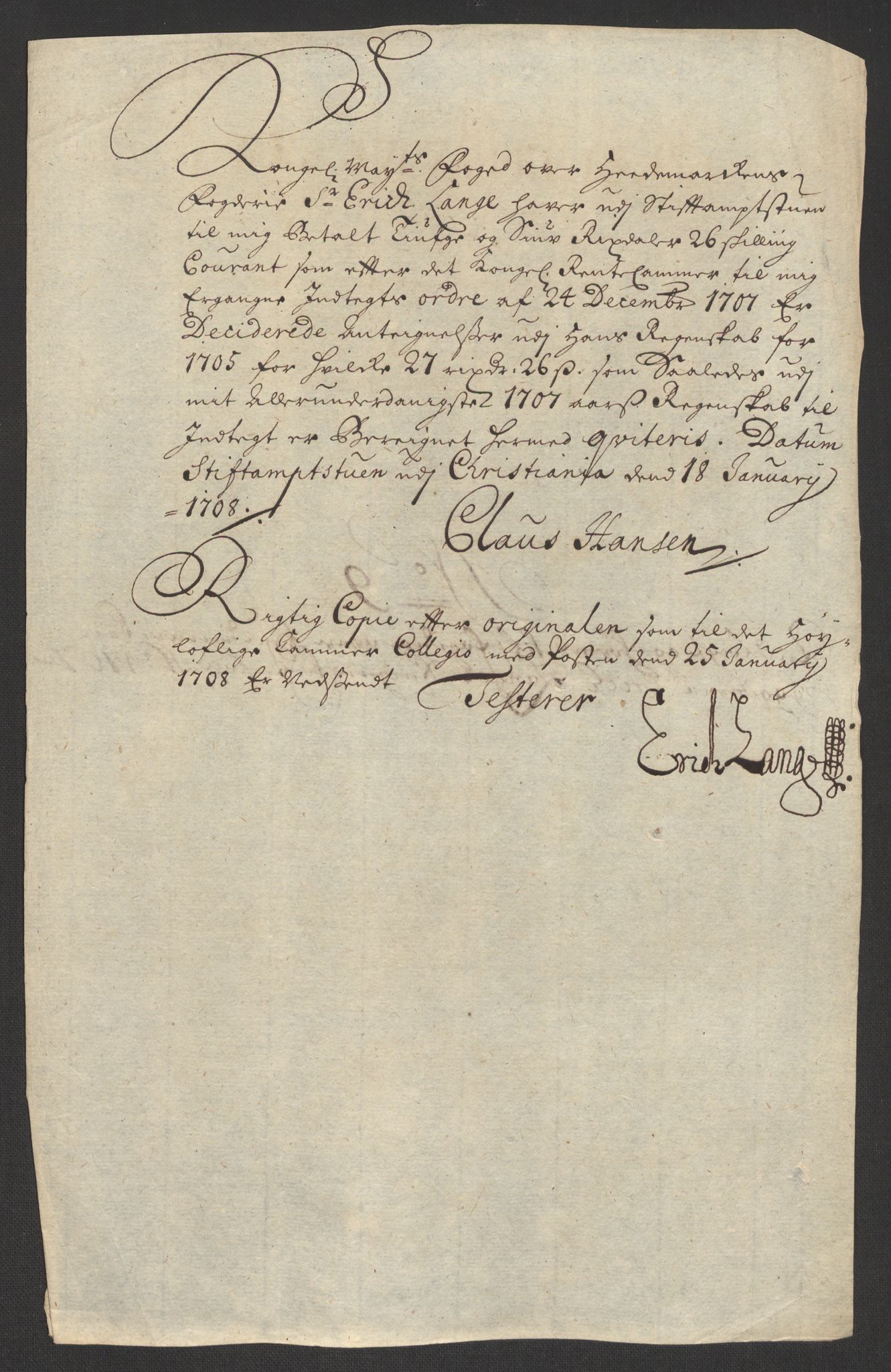 Rentekammeret inntil 1814, Reviderte regnskaper, Fogderegnskap, AV/RA-EA-4092/R16/L1043: Fogderegnskap Hedmark, 1706-1707, p. 361