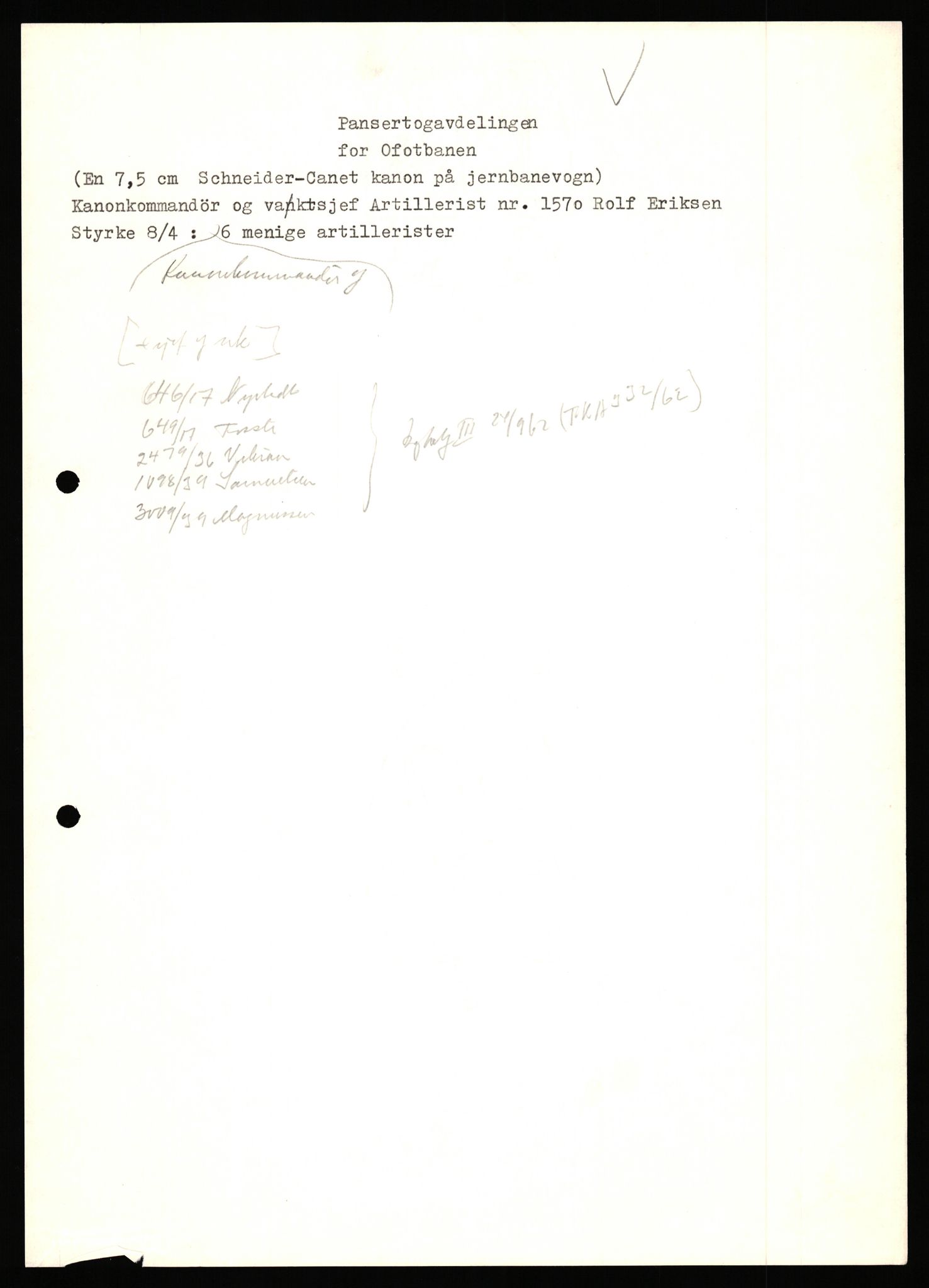 Forsvaret, Forsvarets krigshistoriske avdeling, AV/RA-RAFA-2017/Y/Yb/L0153: II-C-11-650  -  6. Divisjon: Bergartilleribataljon 3, 1940, p. 491