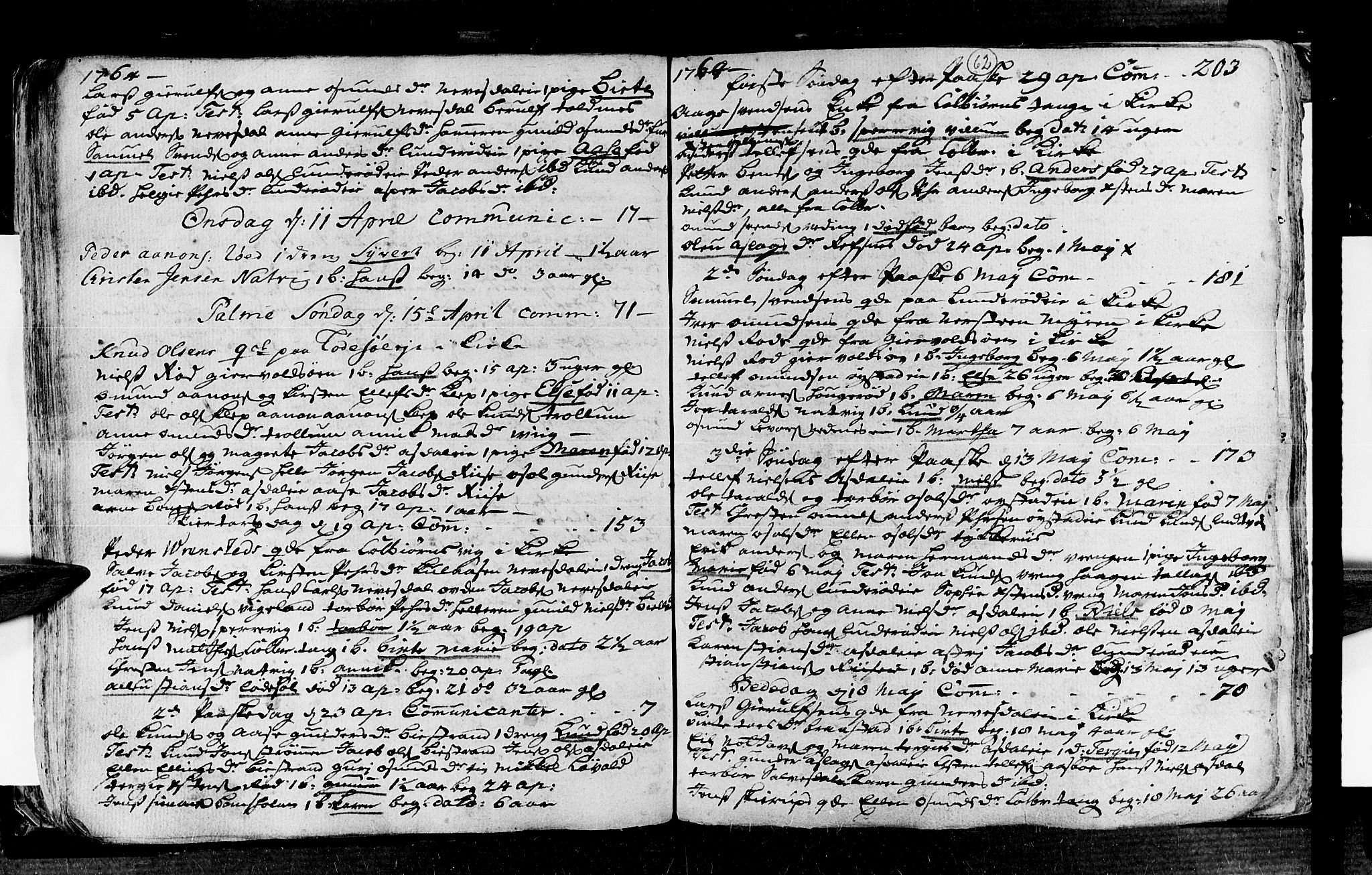 Øyestad sokneprestkontor, AV/SAK-1111-0049/F/Fa/L0006: Parish register (official) no. A 6, 1758-1776, p. 62