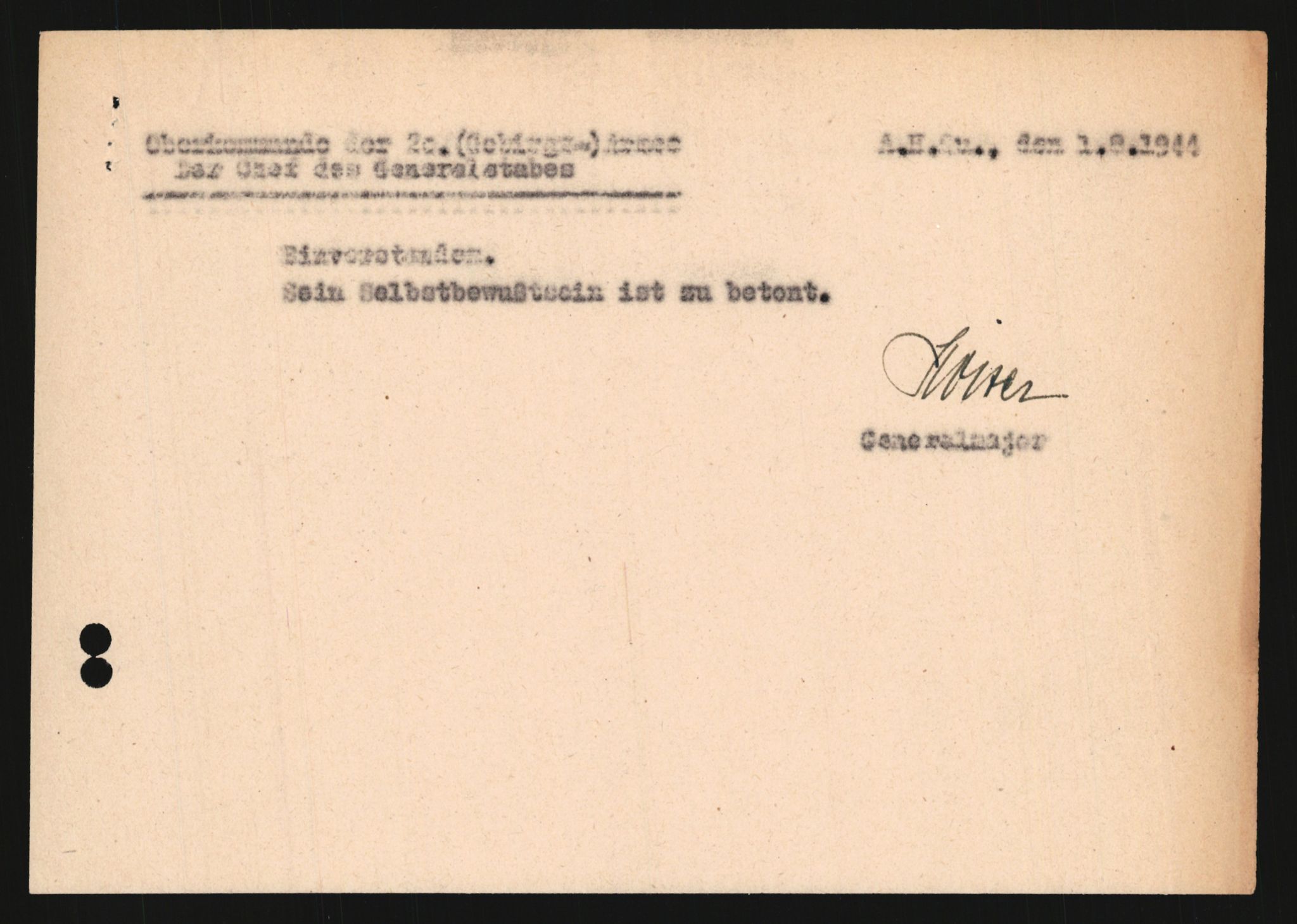 Forsvarets Overkommando. 2 kontor. Arkiv 11.4. Spredte tyske arkivsaker, AV/RA-RAFA-7031/D/Dar/Dara/L0018: Personalbøker, 1940-1945, p. 1057