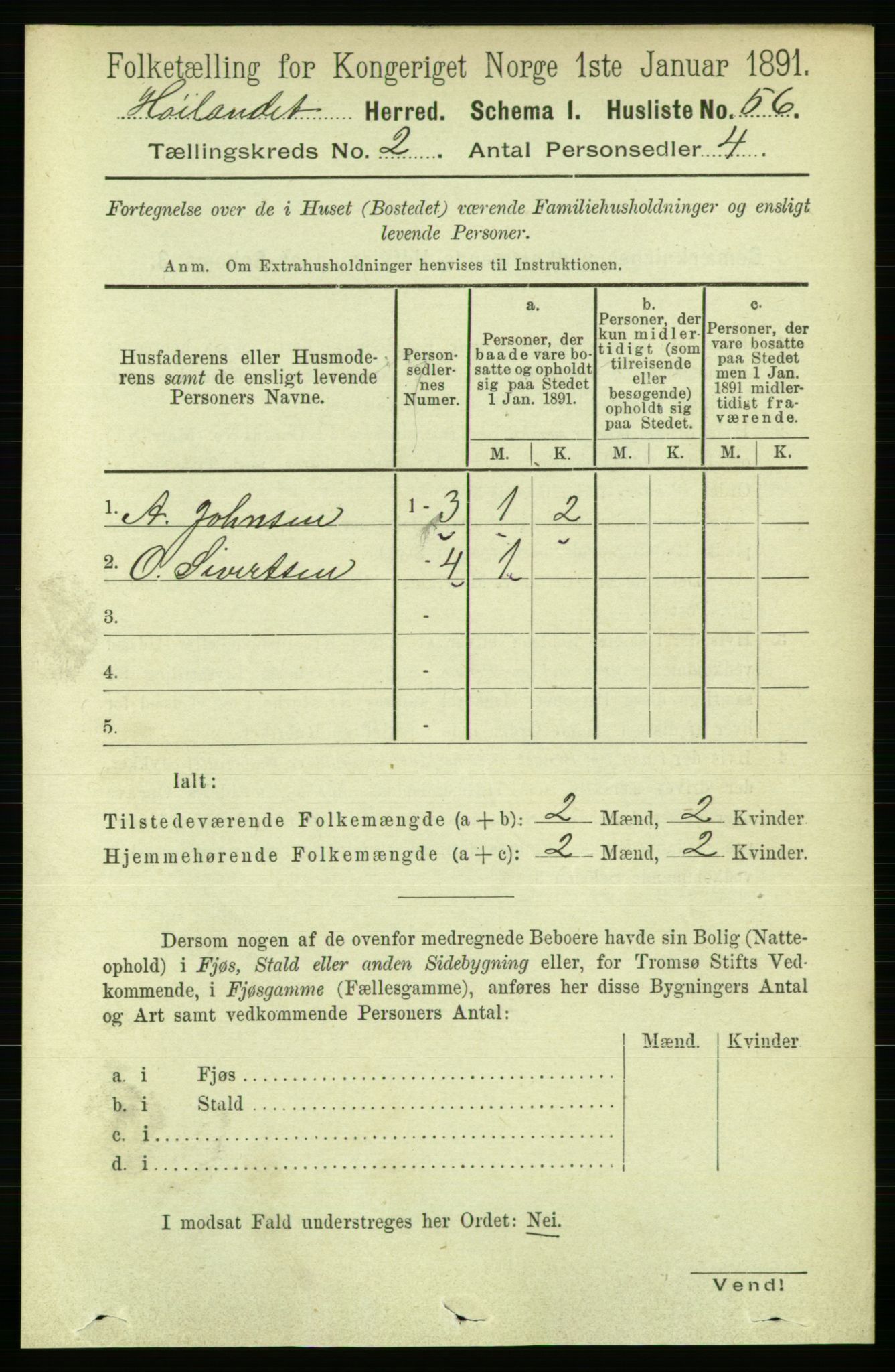 RA, 1891 census for 1651 Hølonda, 1891, p. 784