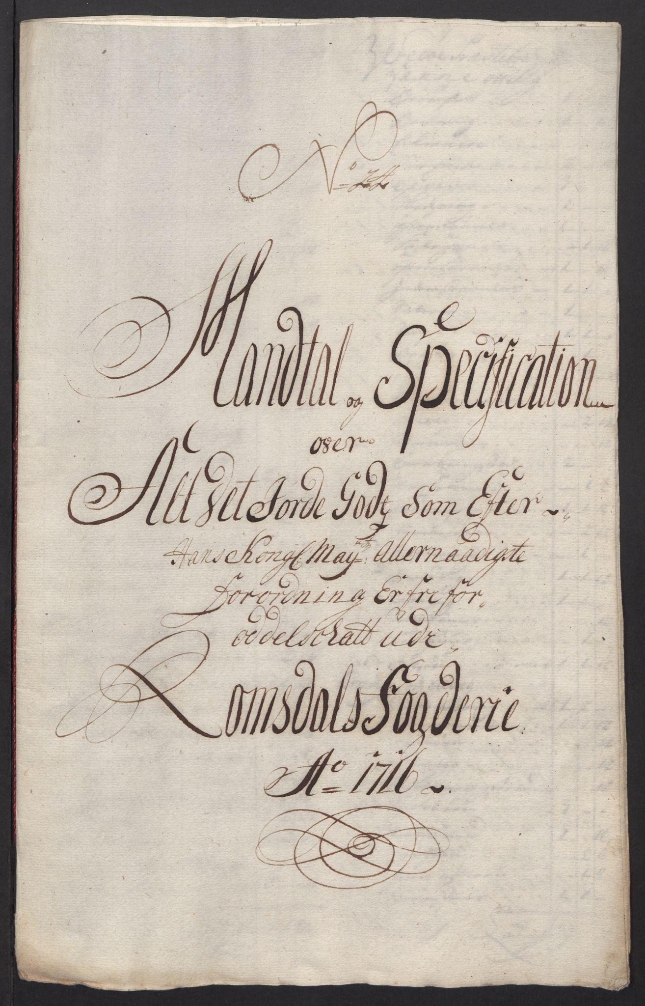 Rentekammeret inntil 1814, Reviderte regnskaper, Fogderegnskap, AV/RA-EA-4092/R55/L3663: Fogderegnskap Romsdal, 1715-1716, p. 448