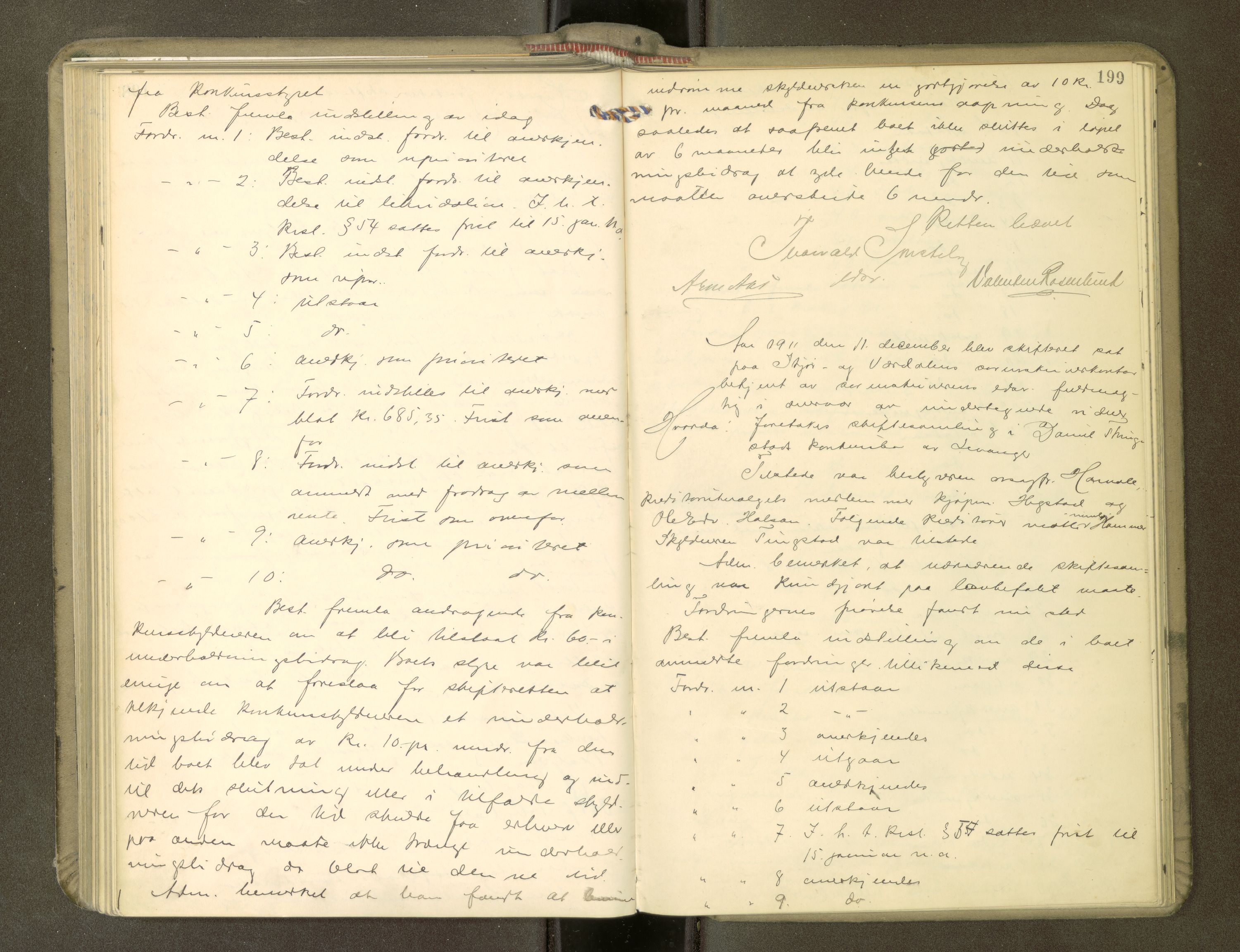 Stjør- og Verdal sorenskriveri, AV/SAT-A-4167/1/3/3B/L0011: Skifteforhandlingsprotokoll, 1909-1912, p. 199