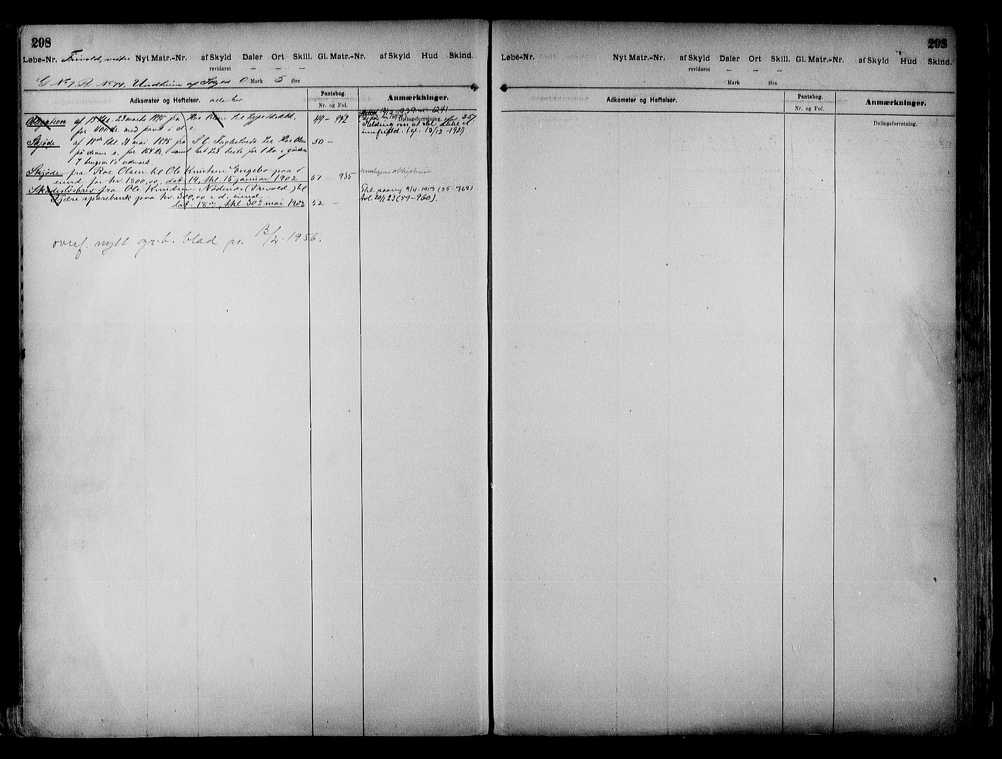 Vestre Nedenes/Sand sorenskriveri, SAK/1221-0010/G/Ga/L0018: Mortgage register no. 13b, 1872-1956, p. 298