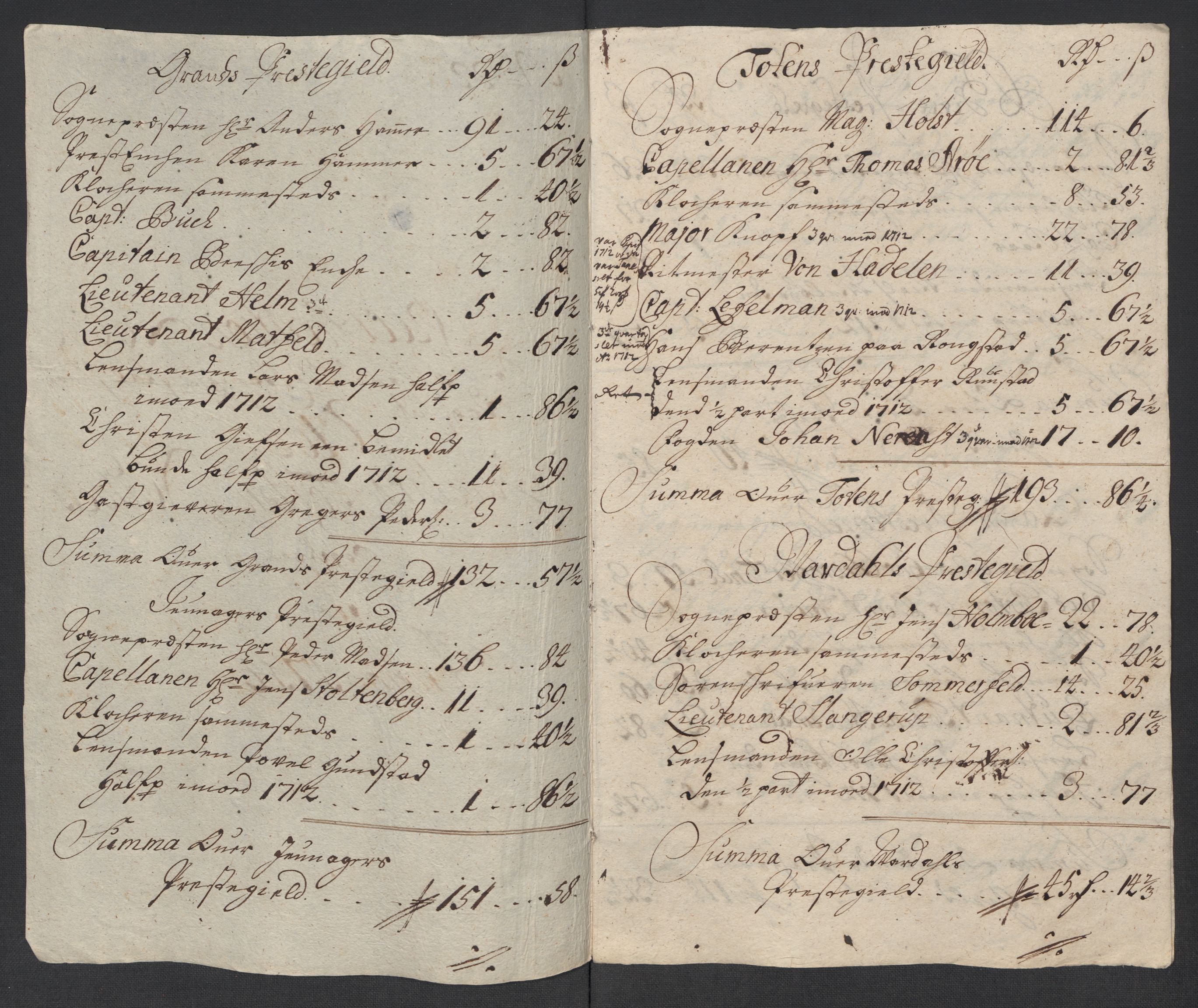 Rentekammeret inntil 1814, Reviderte regnskaper, Fogderegnskap, RA/EA-4092/R18/L1313: Fogderegnskap Hadeland, Toten og Valdres, 1714, p. 30