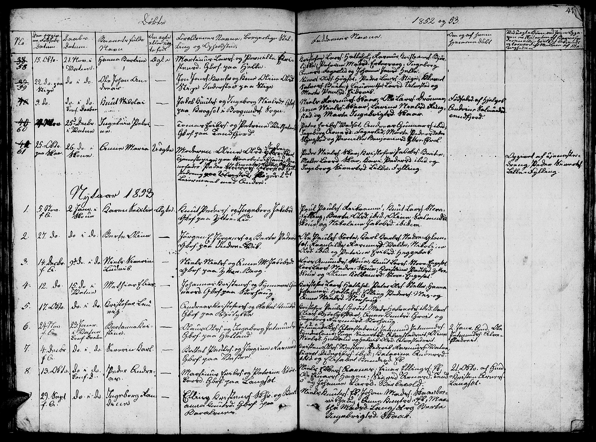 Ministerialprotokoller, klokkerbøker og fødselsregistre - Møre og Romsdal, AV/SAT-A-1454/524/L0362: Parish register (copy) no. 524C03, 1840-1854, p. 47