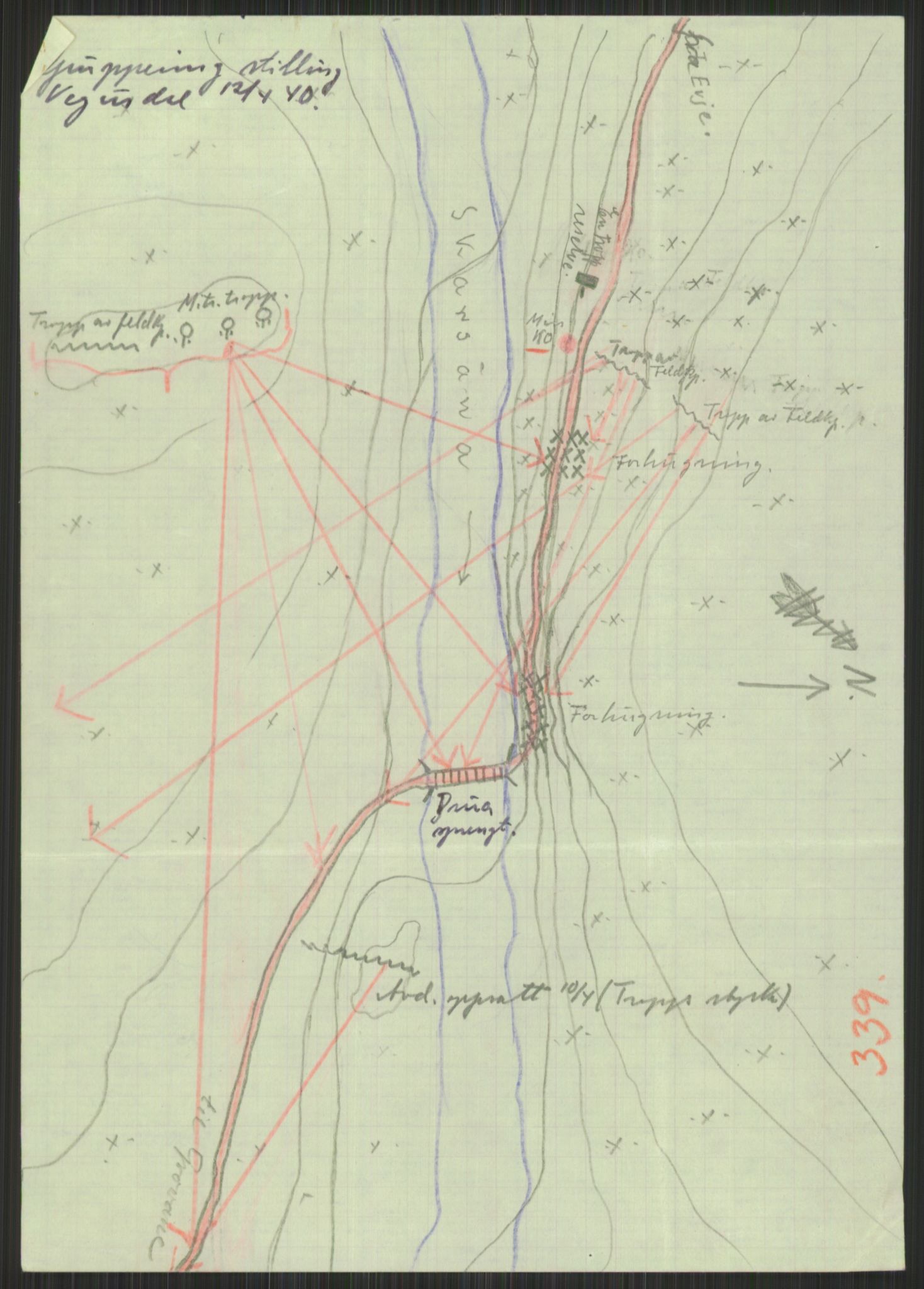 Forsvaret, Forsvarets krigshistoriske avdeling, AV/RA-RAFA-2017/Y/Yb/L0096: II-C-11-335-394  -  3. Divisjon., 1940, p. 1687