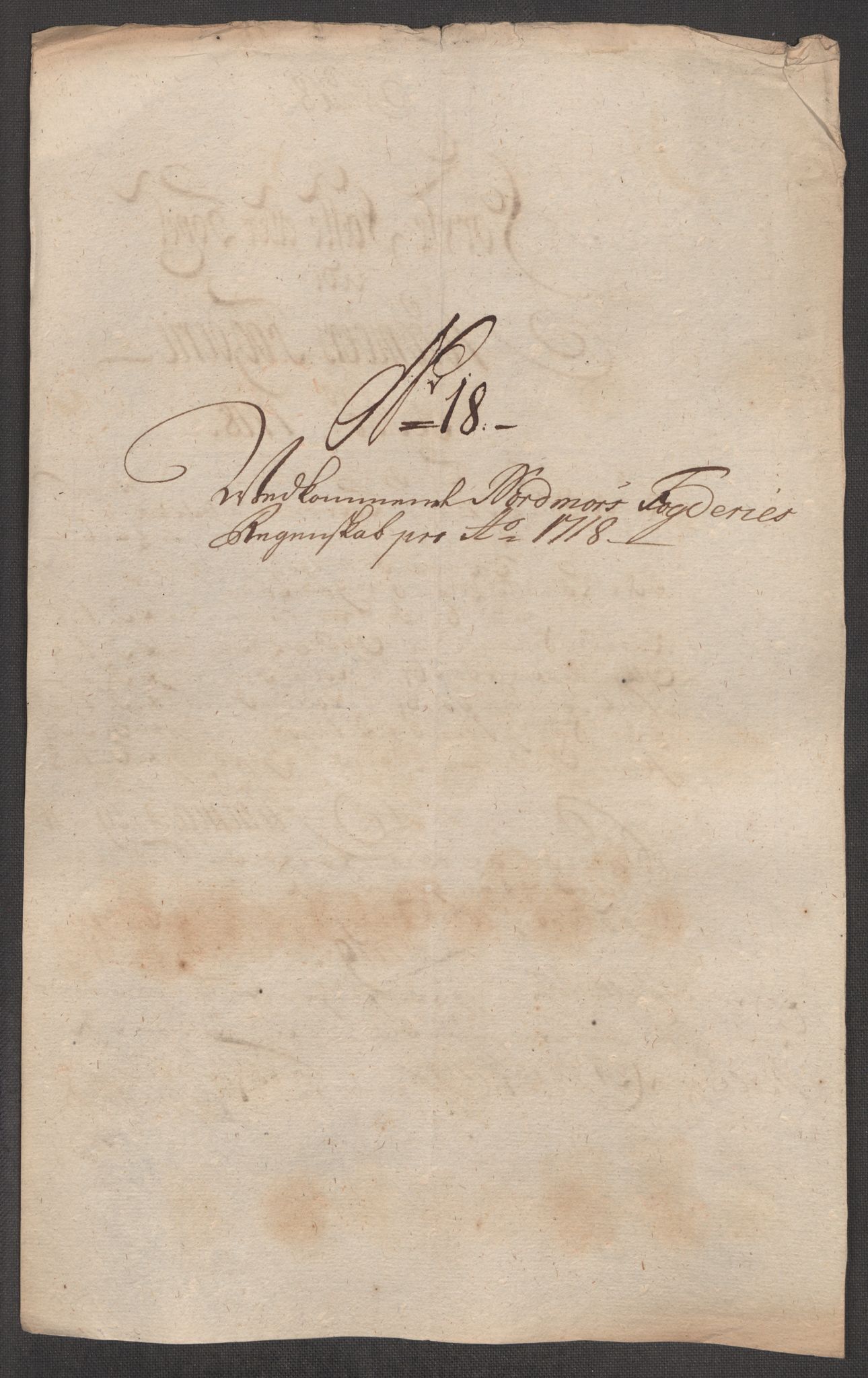 Rentekammeret inntil 1814, Reviderte regnskaper, Fogderegnskap, AV/RA-EA-4092/R56/L3751: Fogderegnskap Nordmøre, 1718, p. 167