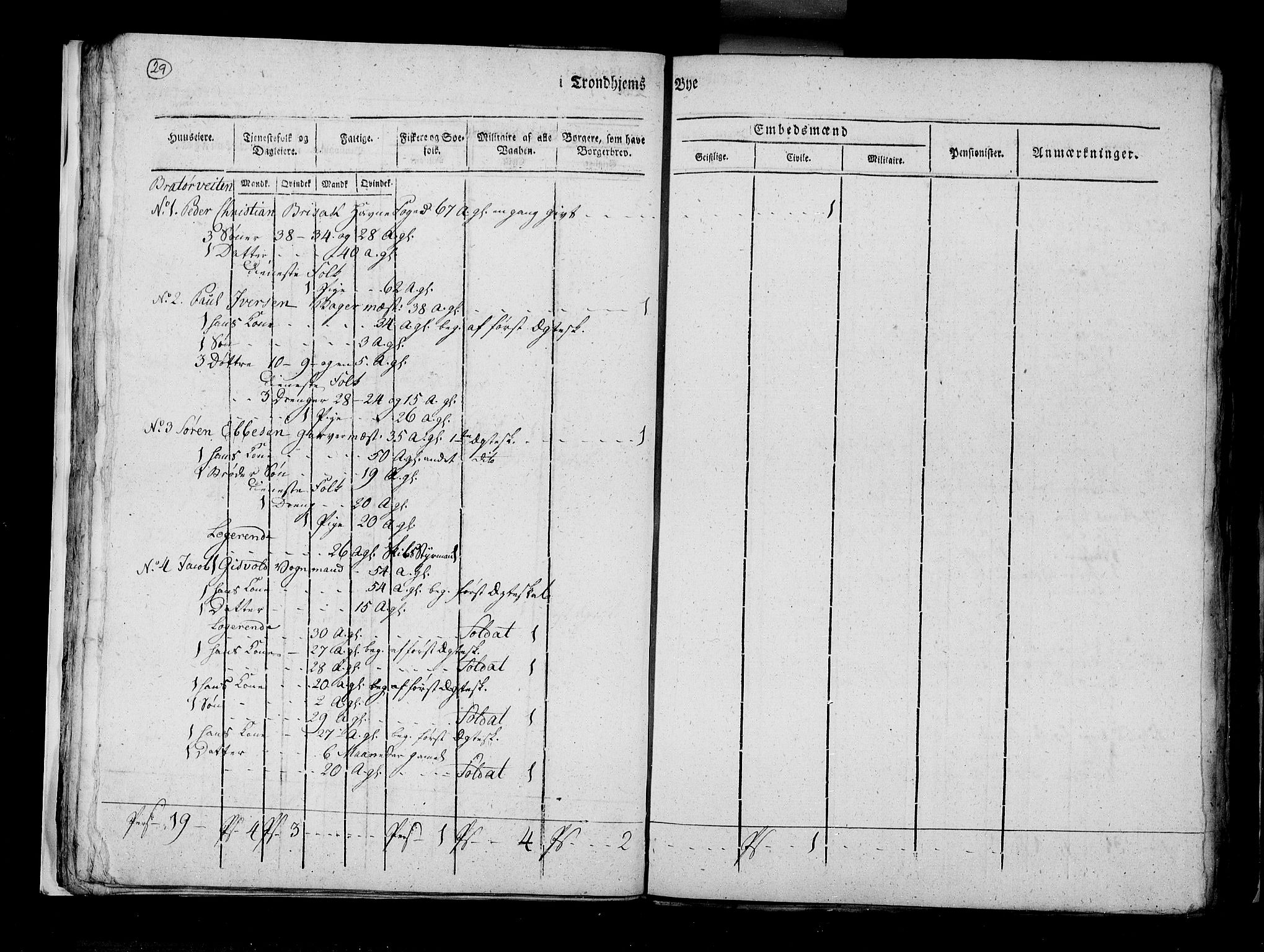 RA, Census 1815, vol. 5: Trondheim, 1815, p. 30