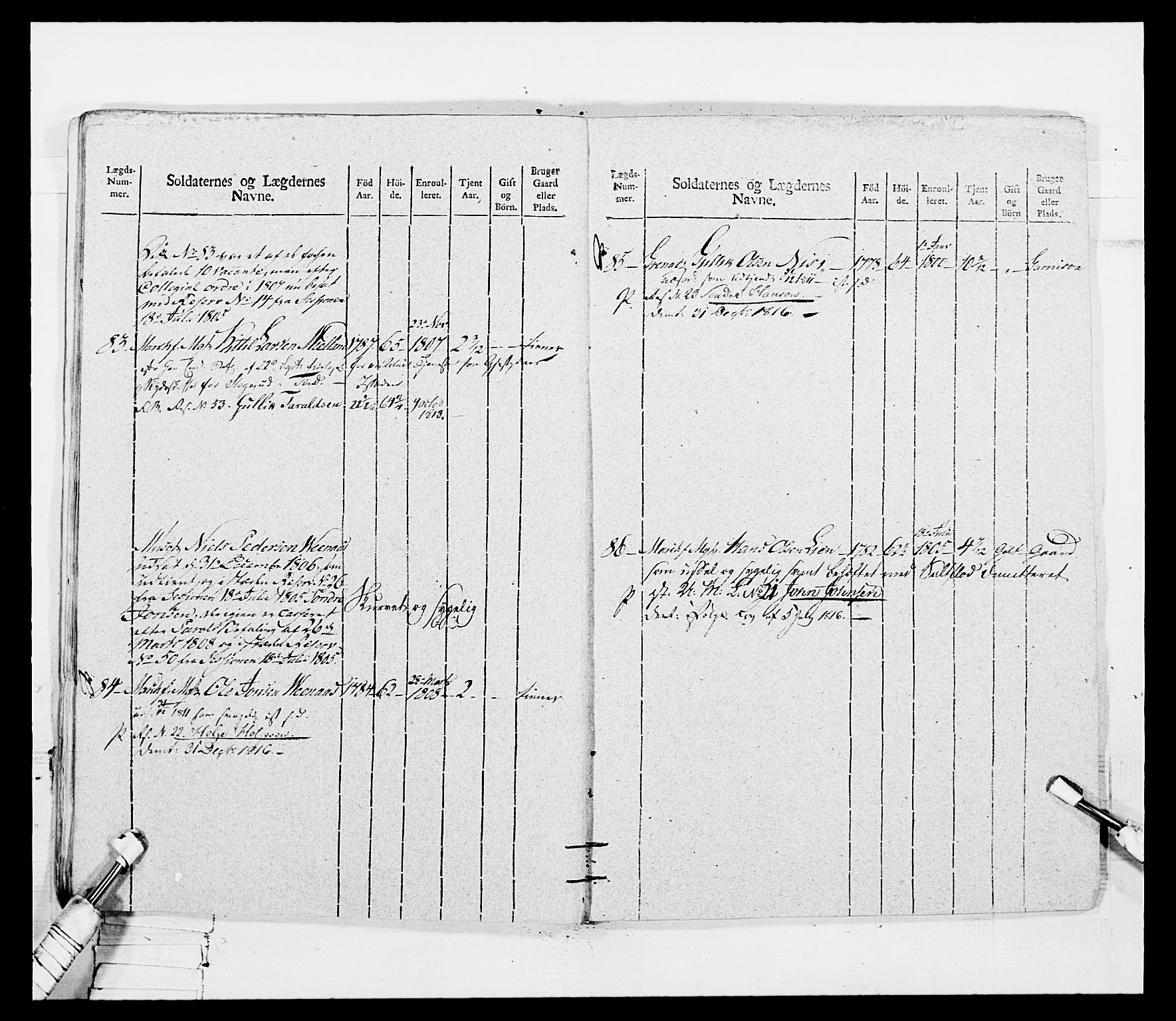 Generalitets- og kommissariatskollegiet, Det kongelige norske kommissariatskollegium, AV/RA-EA-5420/E/Eh/L0116: Telemarkske nasjonale infanteriregiment, 1810, p. 82