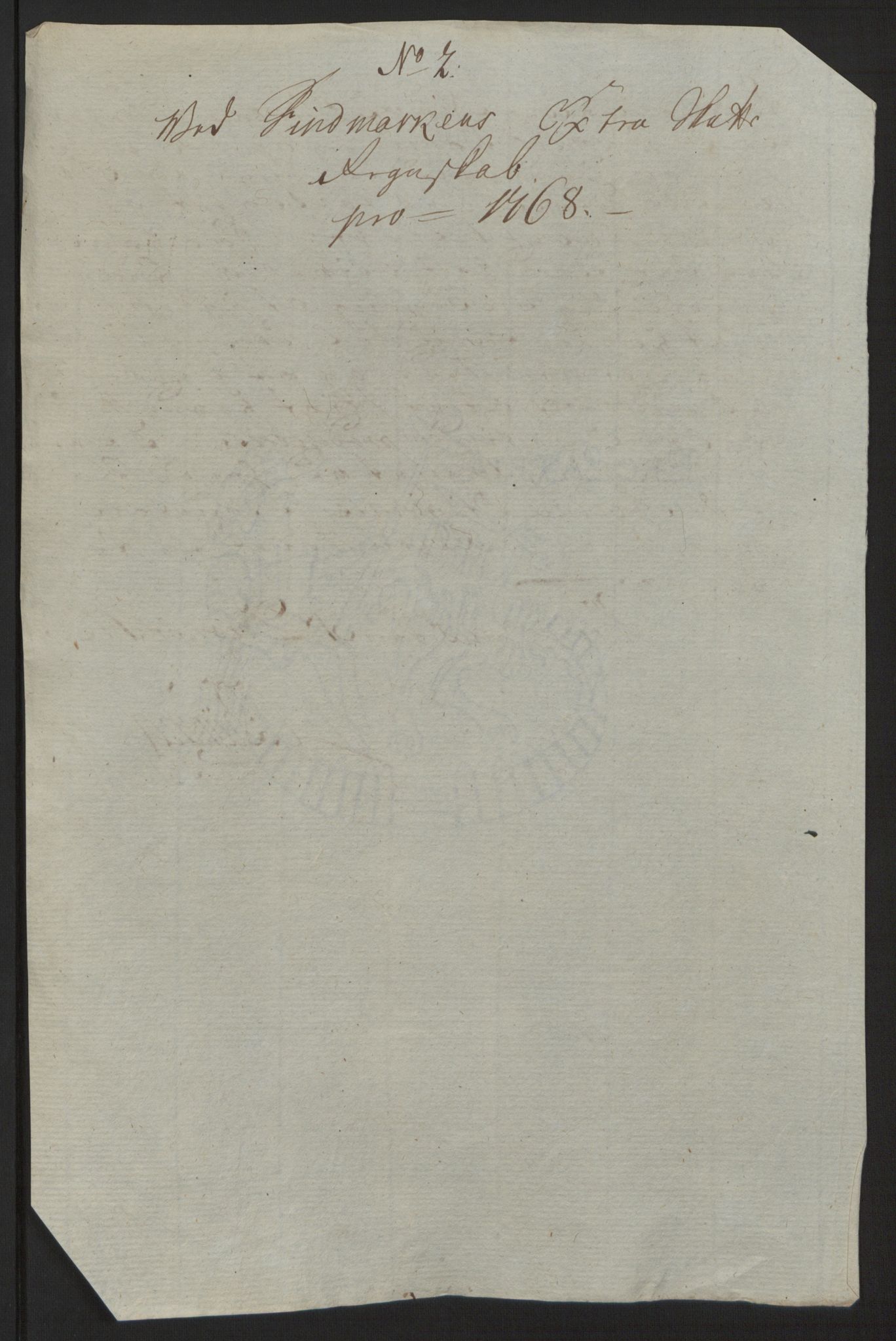 Rentekammeret inntil 1814, Reviderte regnskaper, Fogderegnskap, AV/RA-EA-4092/R69/L4910: Ekstraskatten  Finnmark/Vardøhus, 1762-1772, p. 263