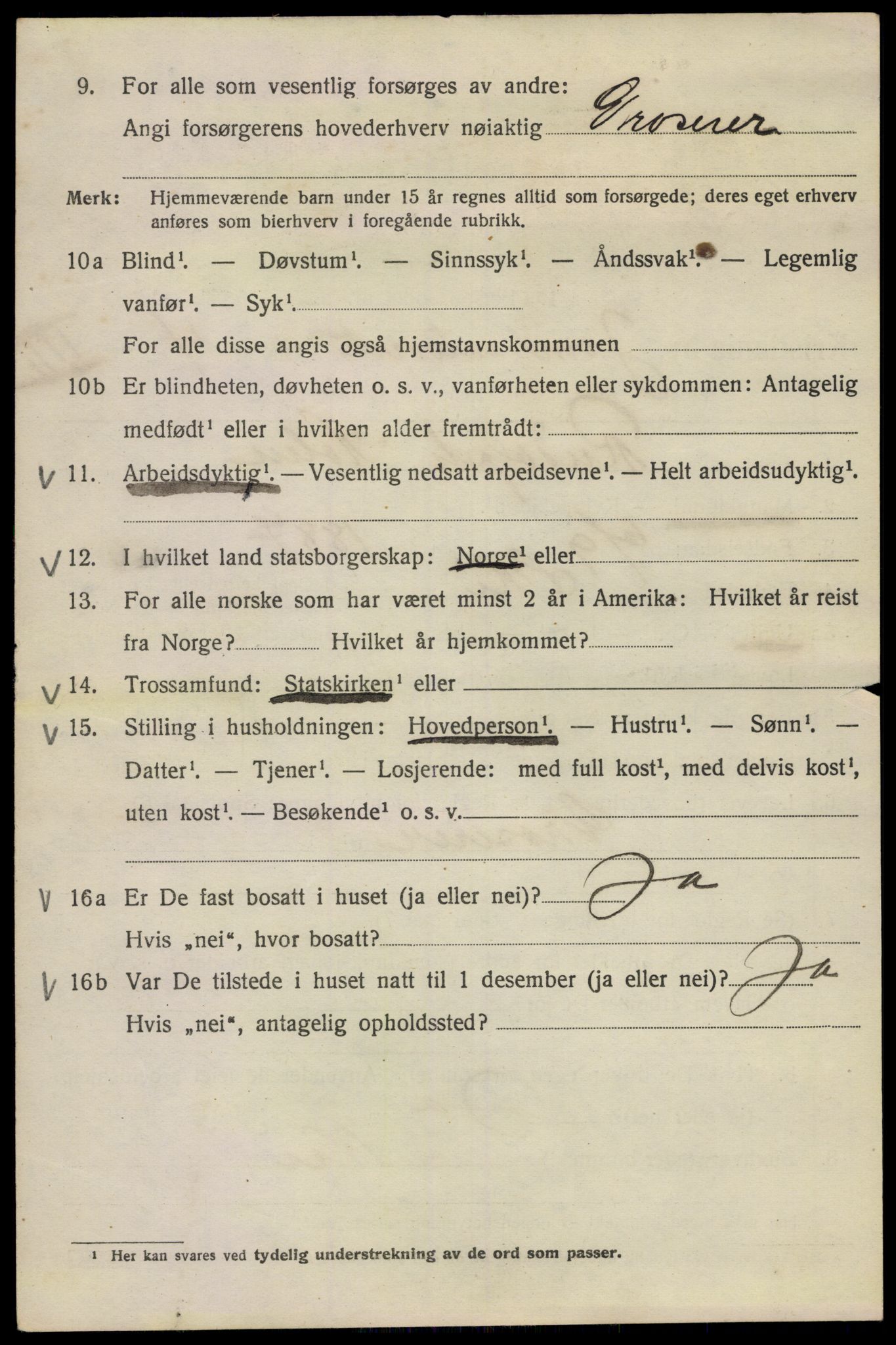 SAO, 1920 census for Kristiania, 1920, p. 323248