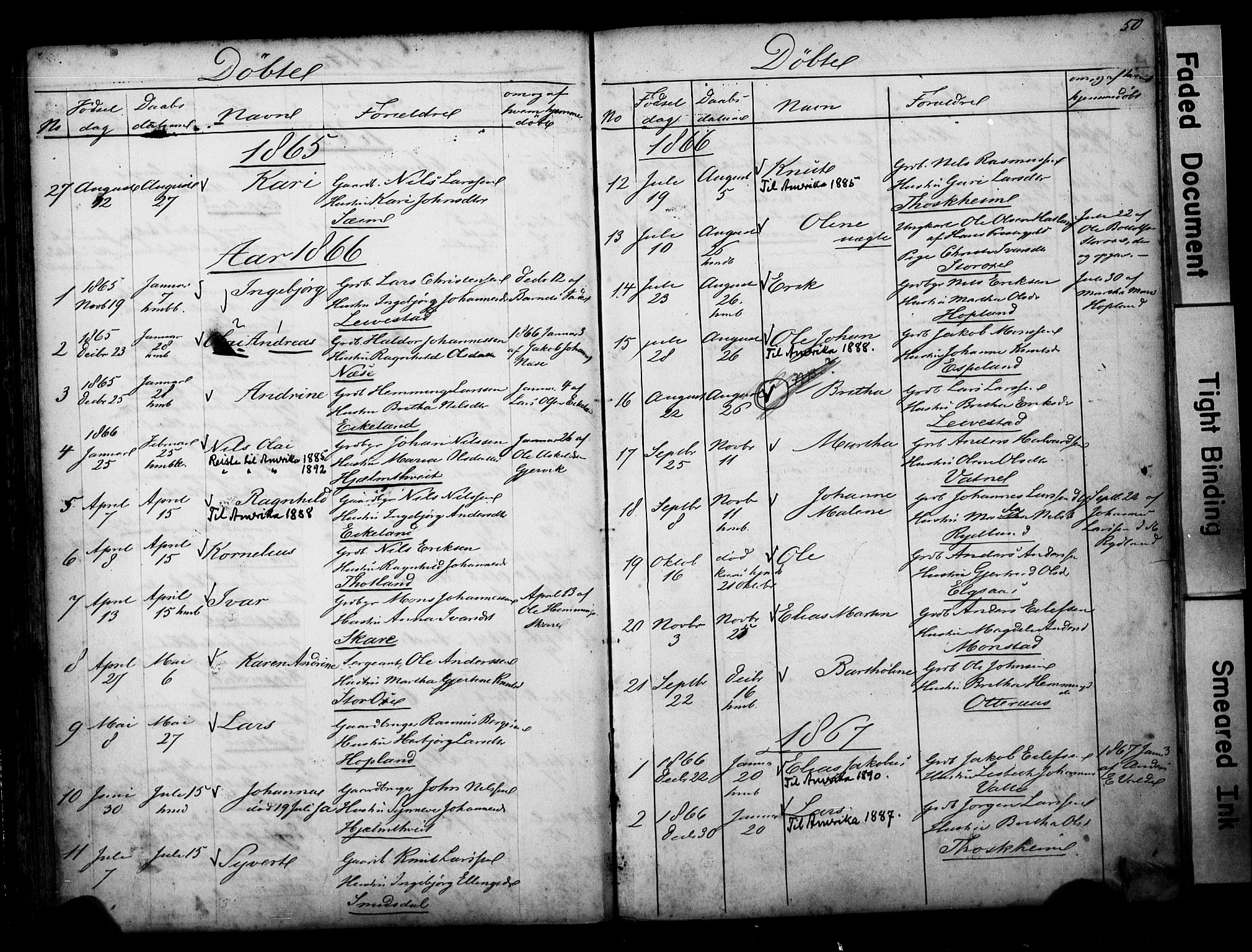 Alversund Sokneprestembete, SAB/A-73901/H/Ha/Hab: Parish register (copy) no. D 1, 1800-1870, p. 50